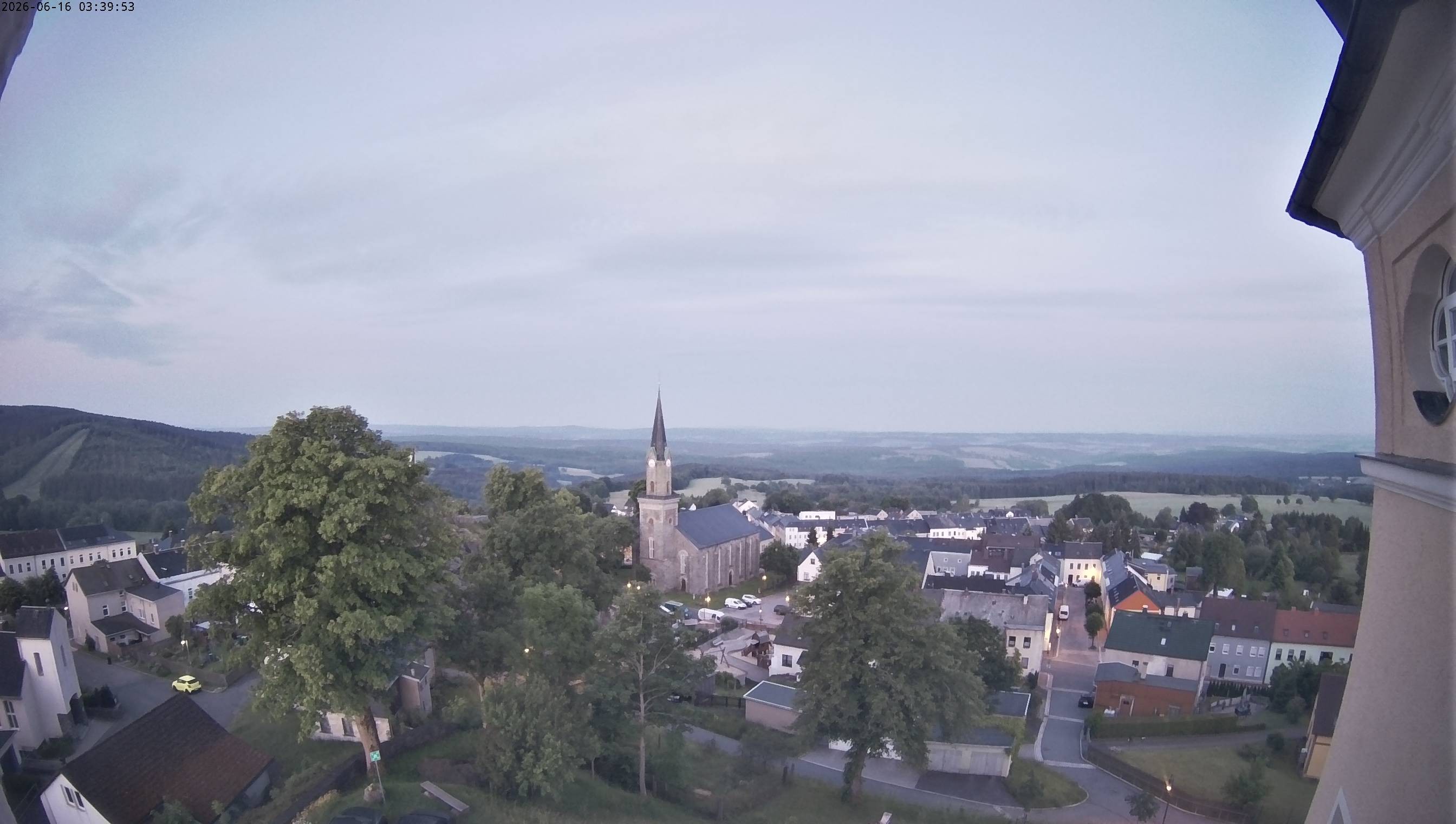 Archived image Webcam Schöneck - View Church