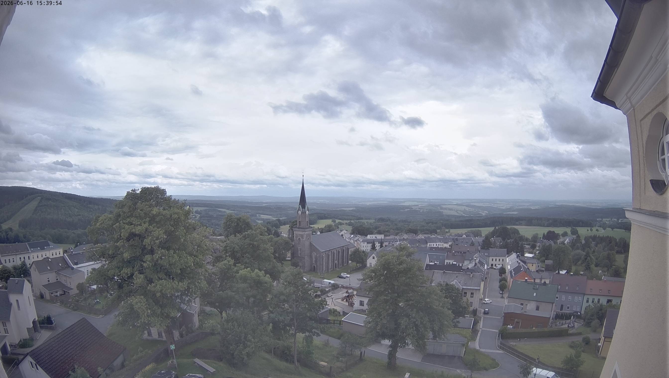 Archiv Foto Webcam Schöneck im Vogtland: Blick über den Ort