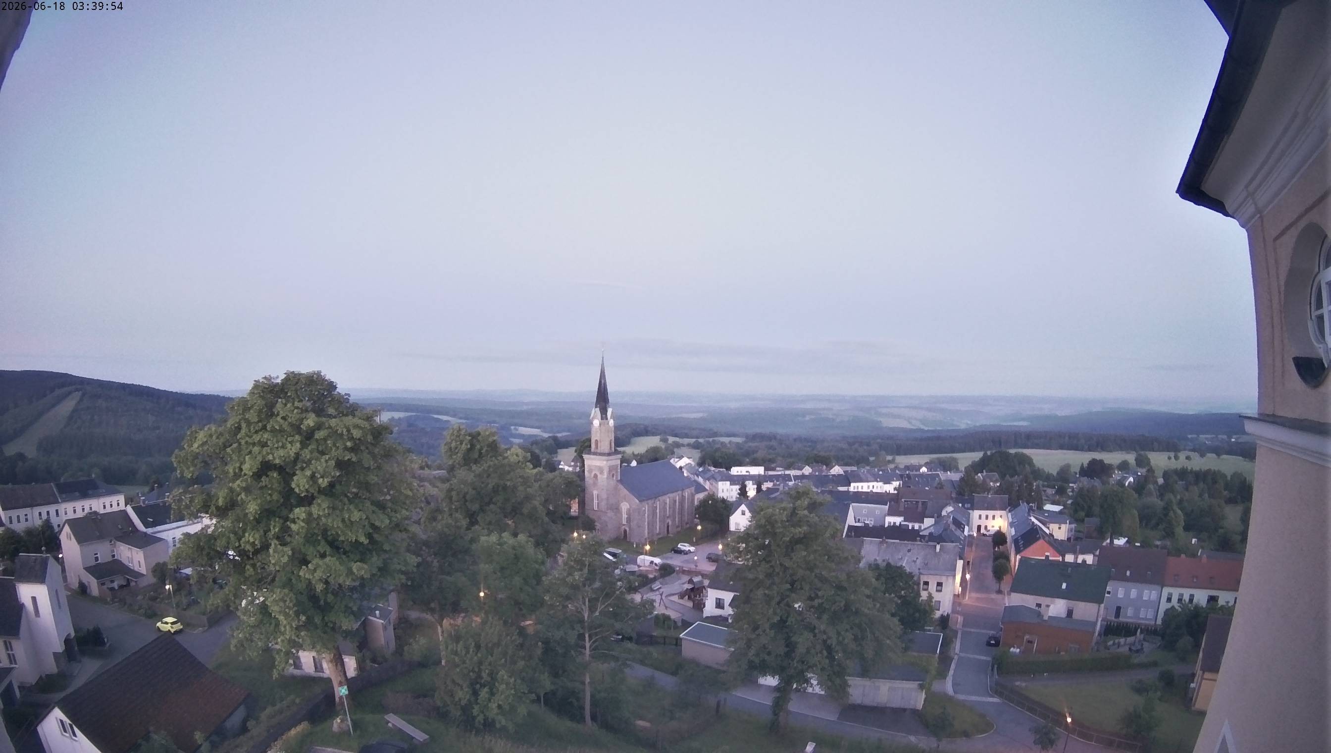 Archiv Foto Webcam Schöneck im Vogtland: Blick über den Ort