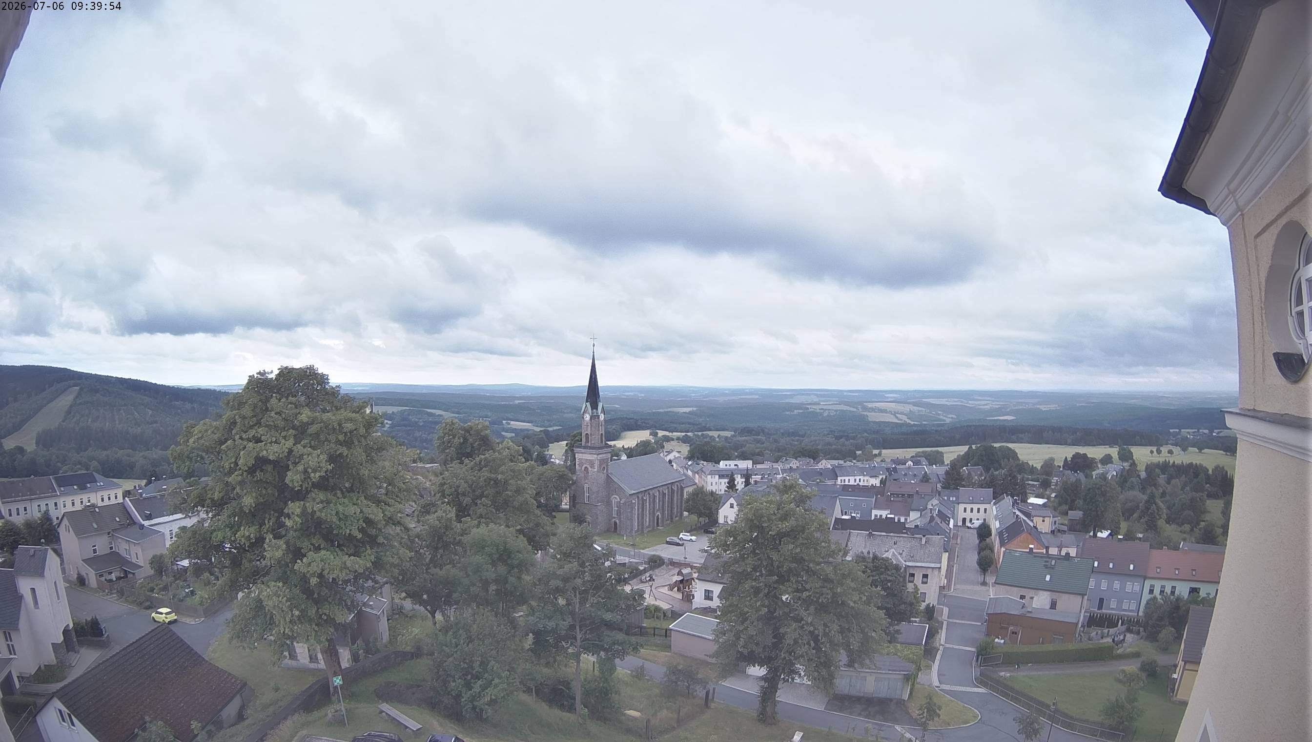 Archived image Webcam Schöneck - View Church