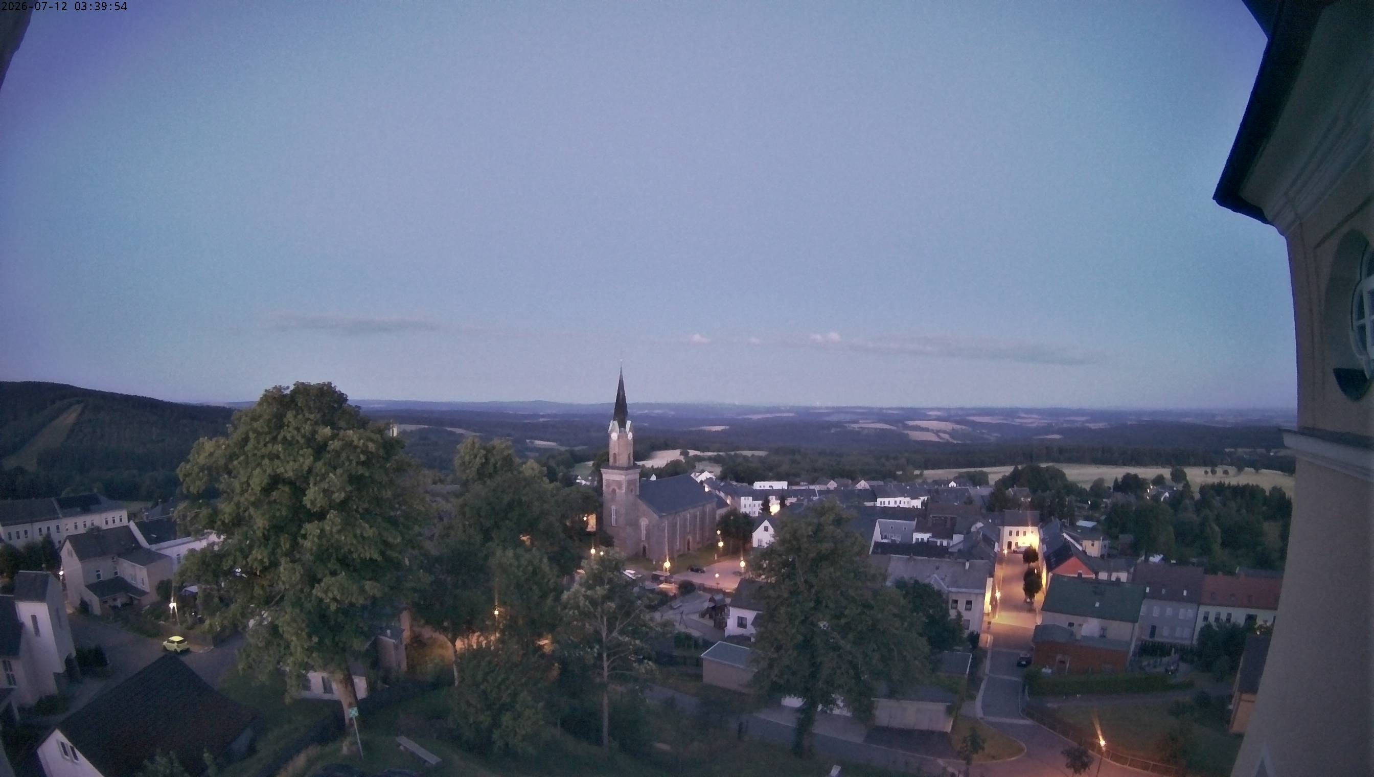 Archived image Webcam Schöneck - View Church