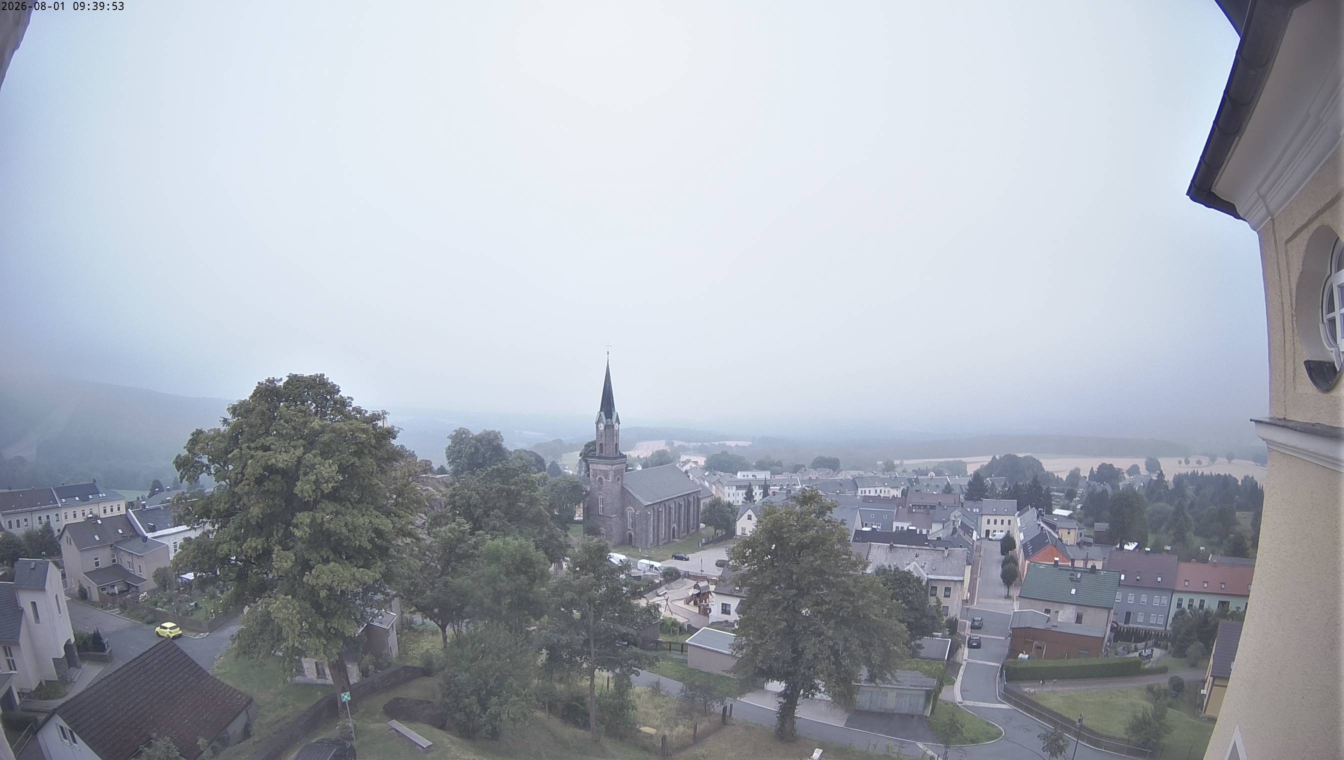 Archived image Webcam Schöneck - View Church