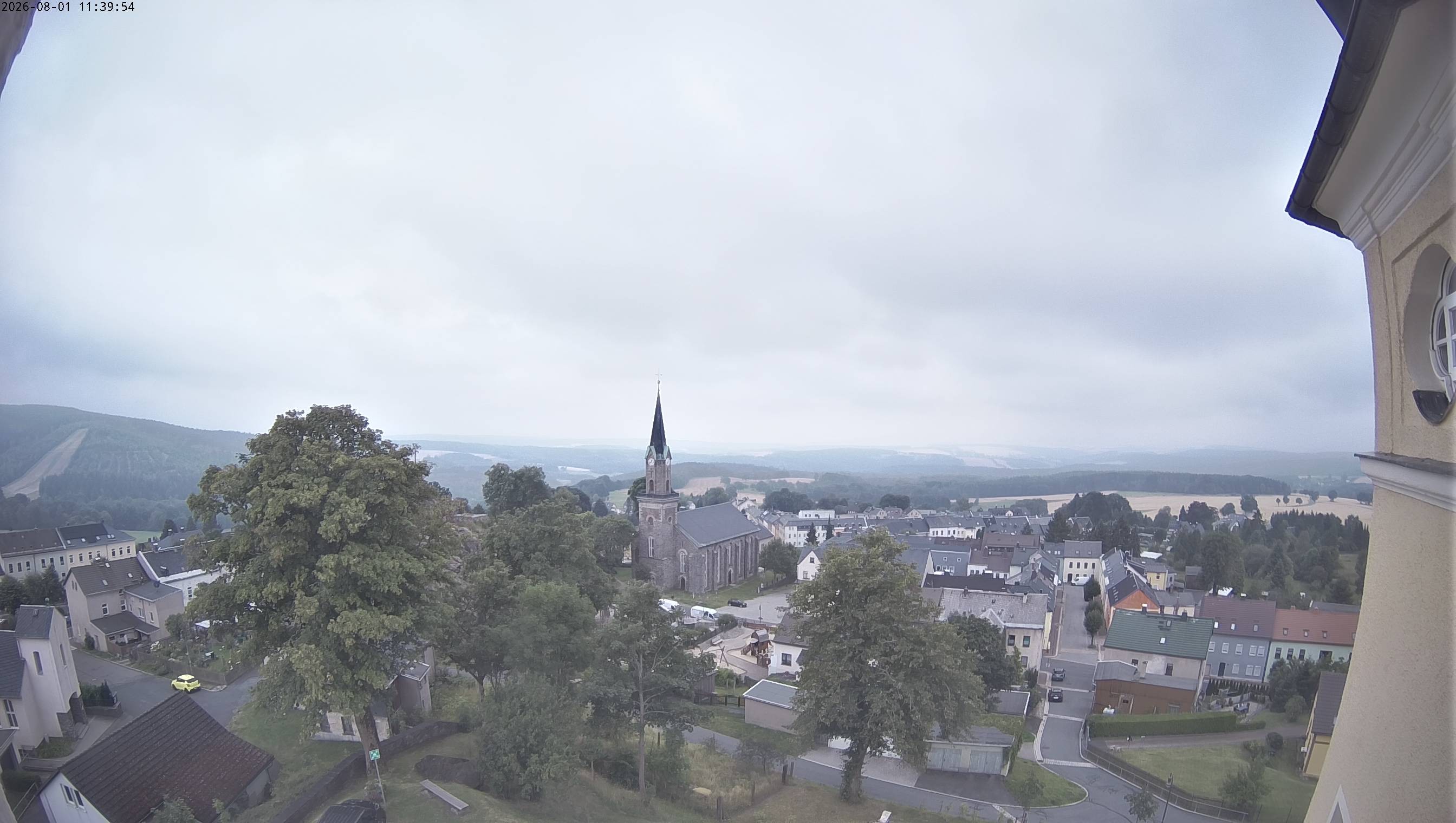 Archived image Webcam Schöneck - View Church