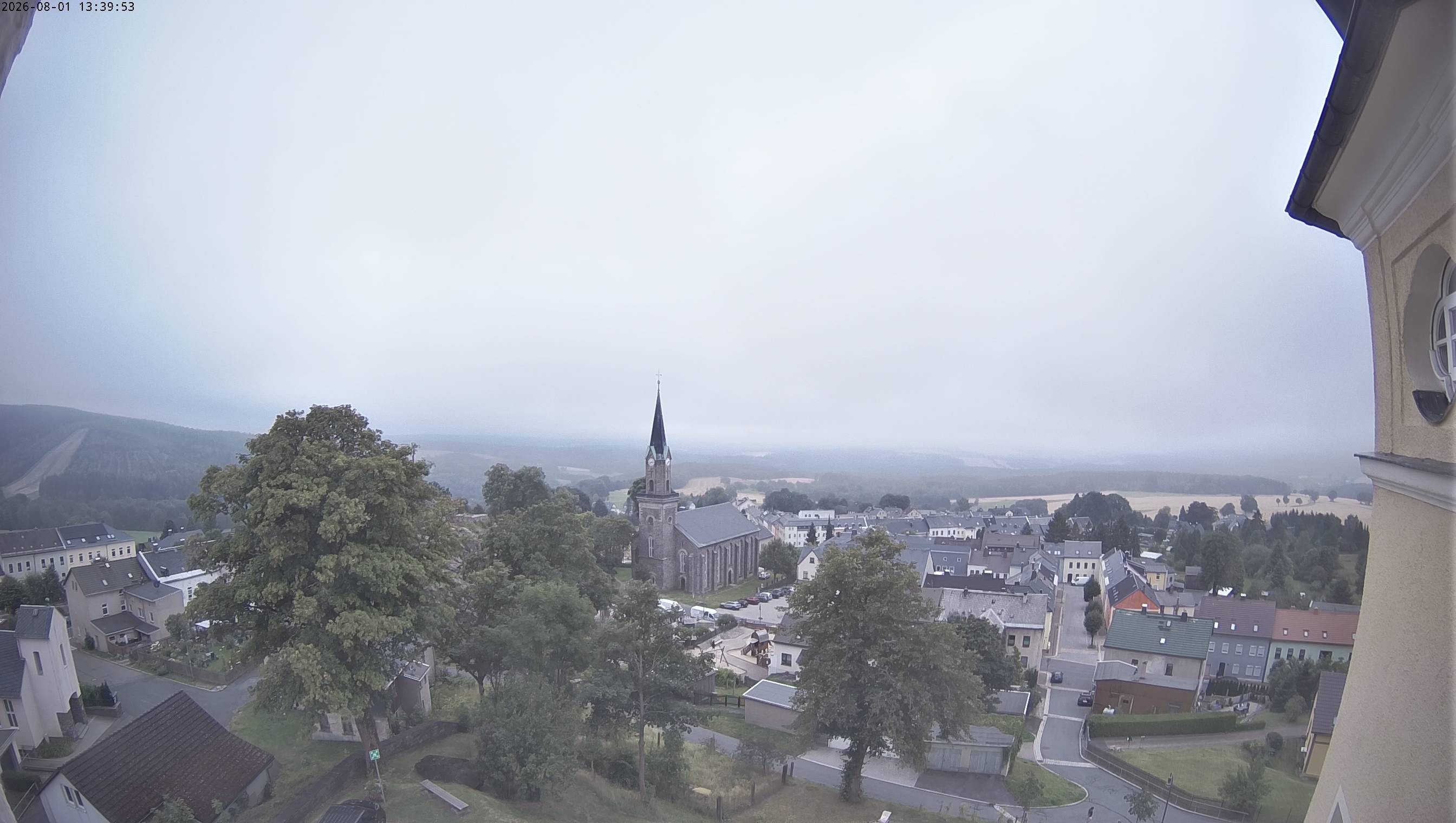 Archived image Webcam Schöneck - View Church