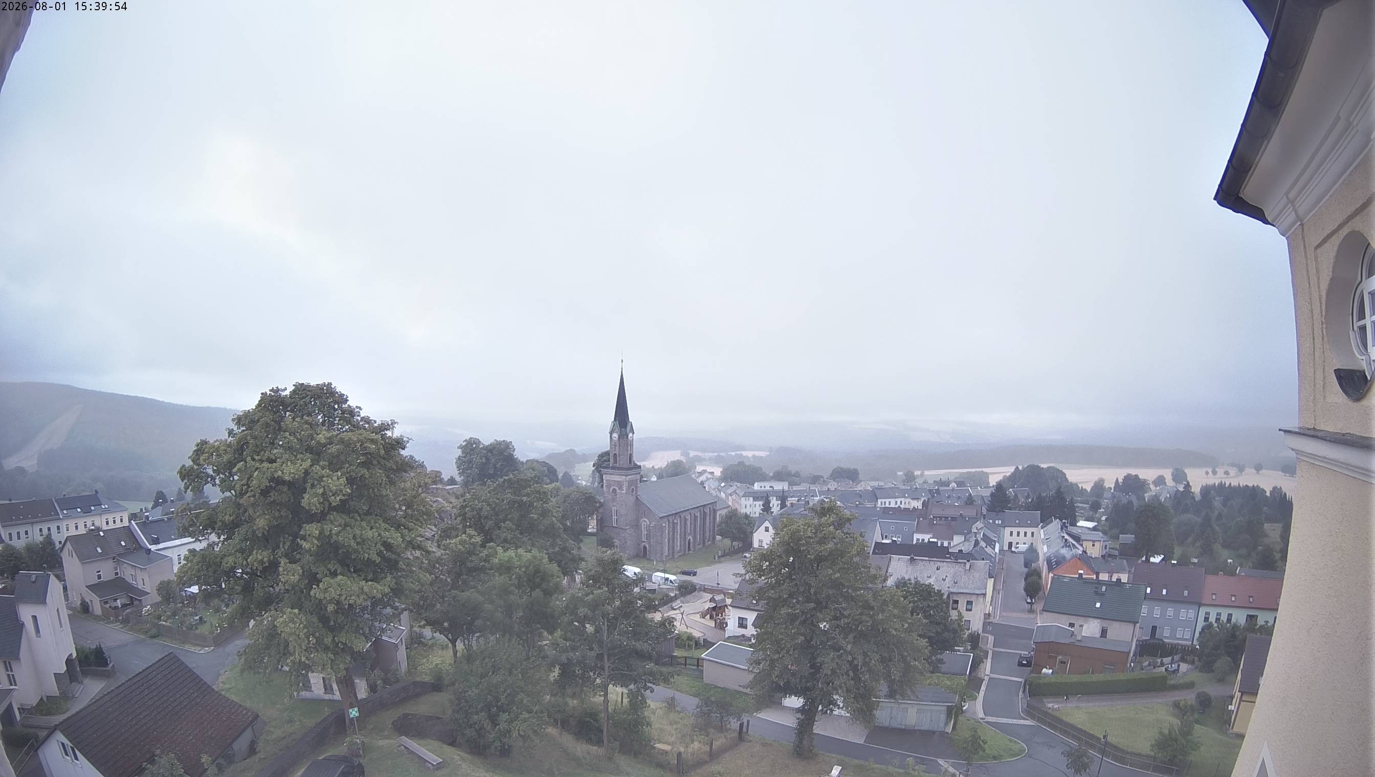 Archived image Webcam Schöneck - View Church