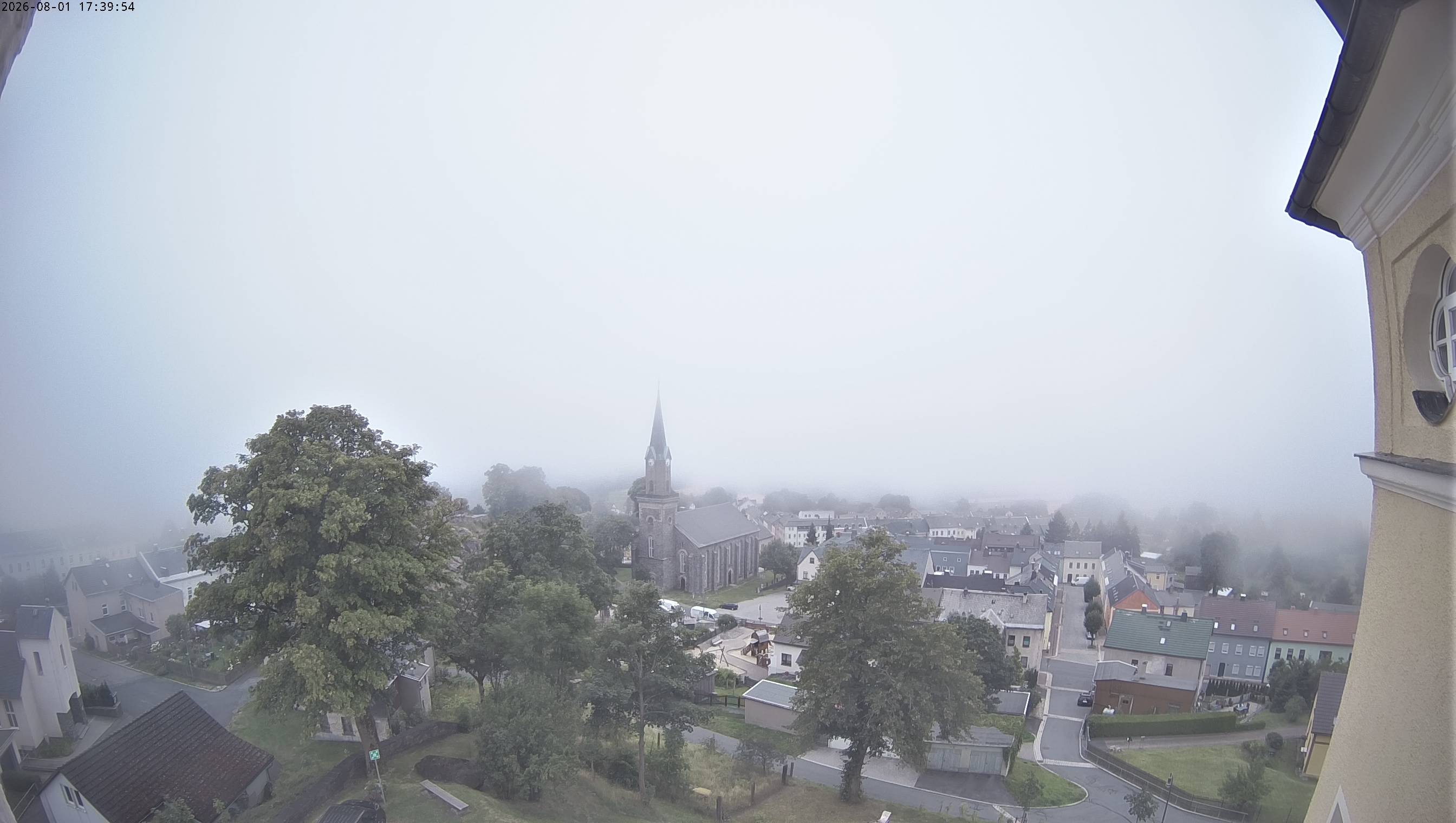 Archived image Webcam Schöneck - View Church