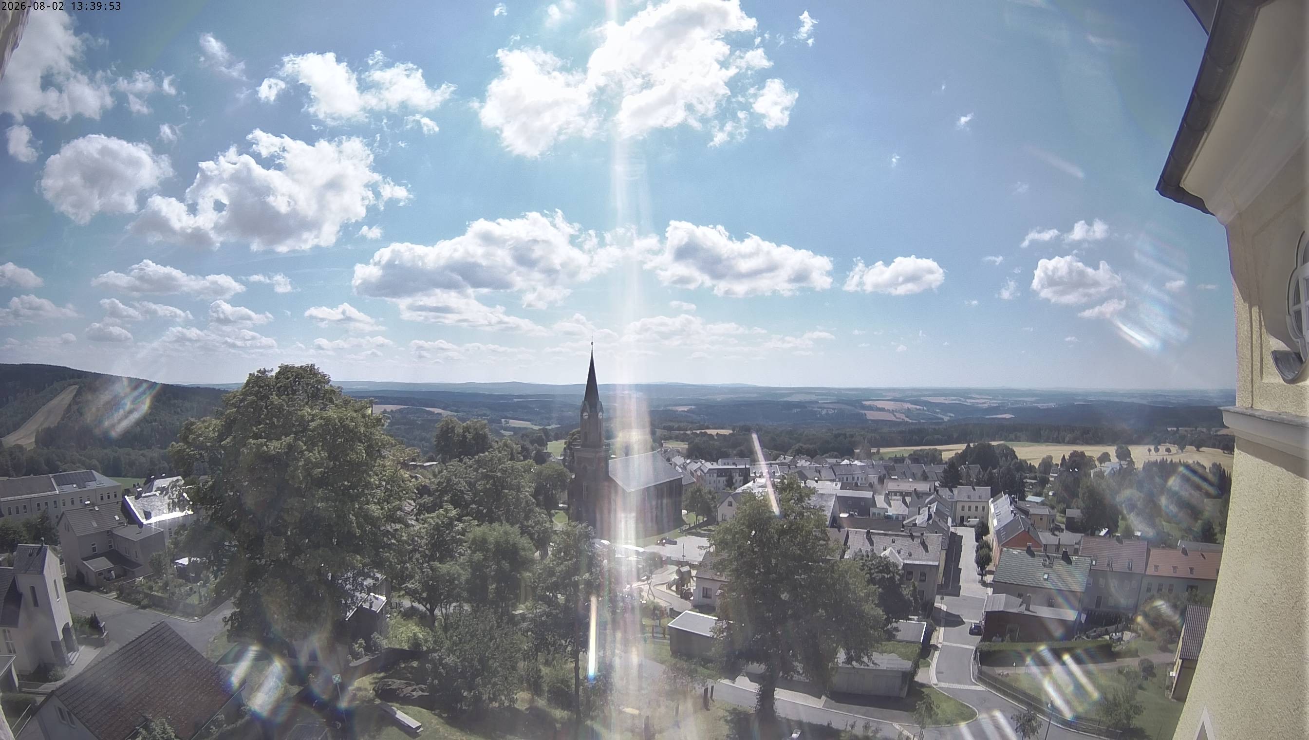 Archived image Webcam Schöneck - View Church