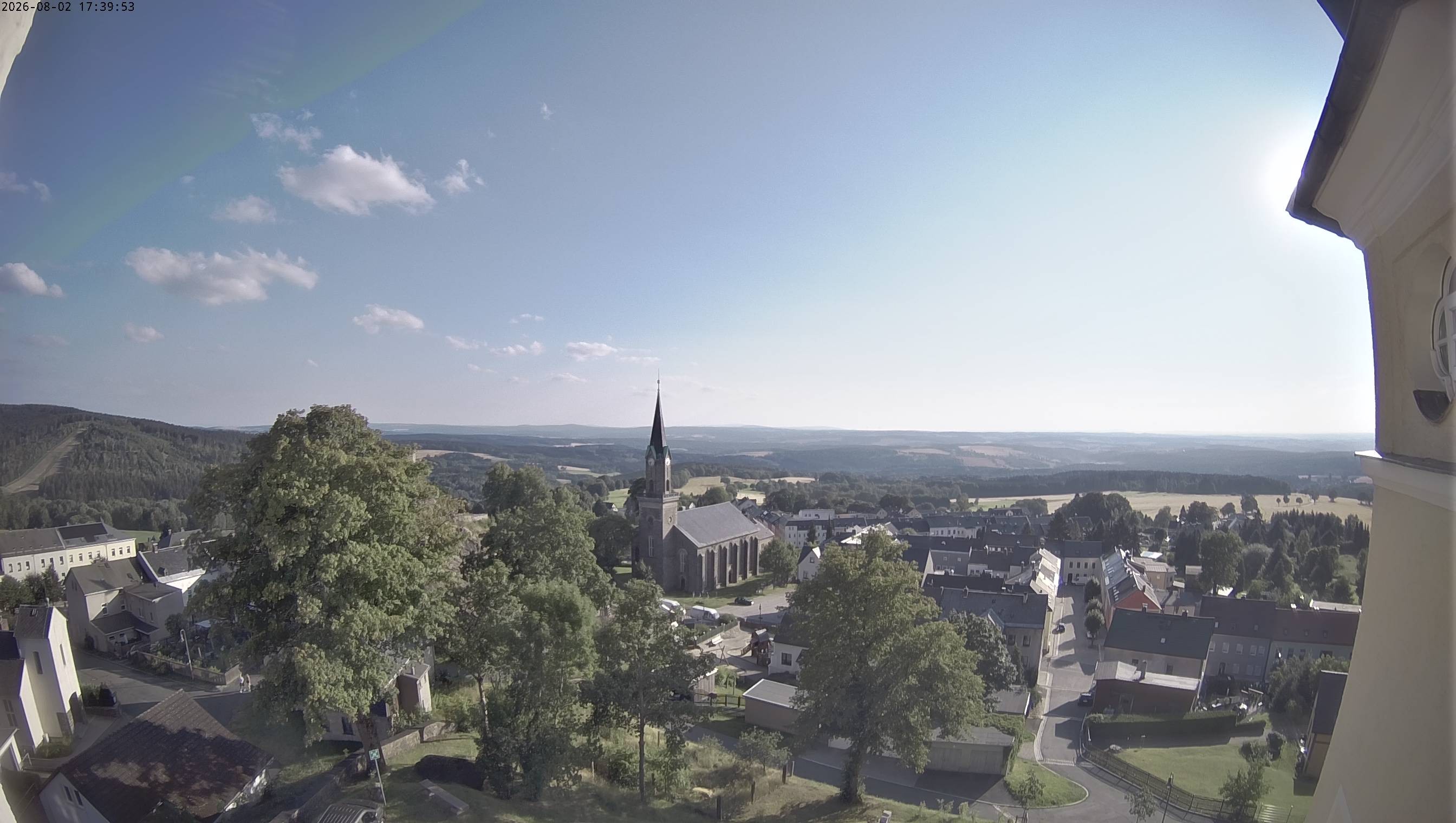 Archived image Webcam Schöneck - View Church