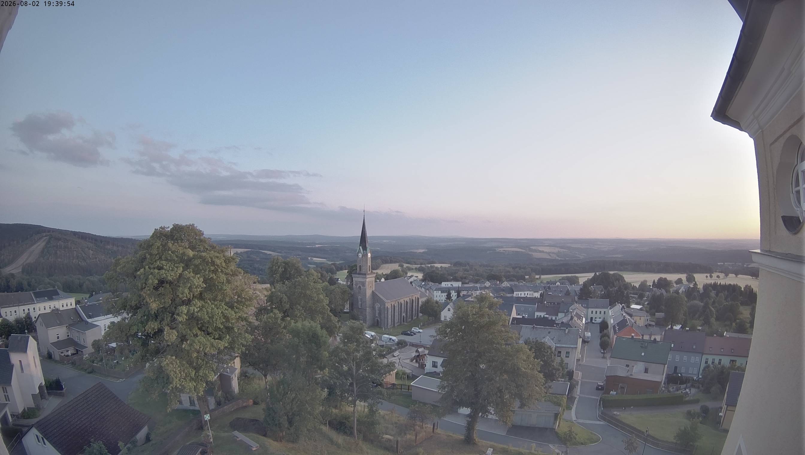 Archived image Webcam Schöneck - View Church
