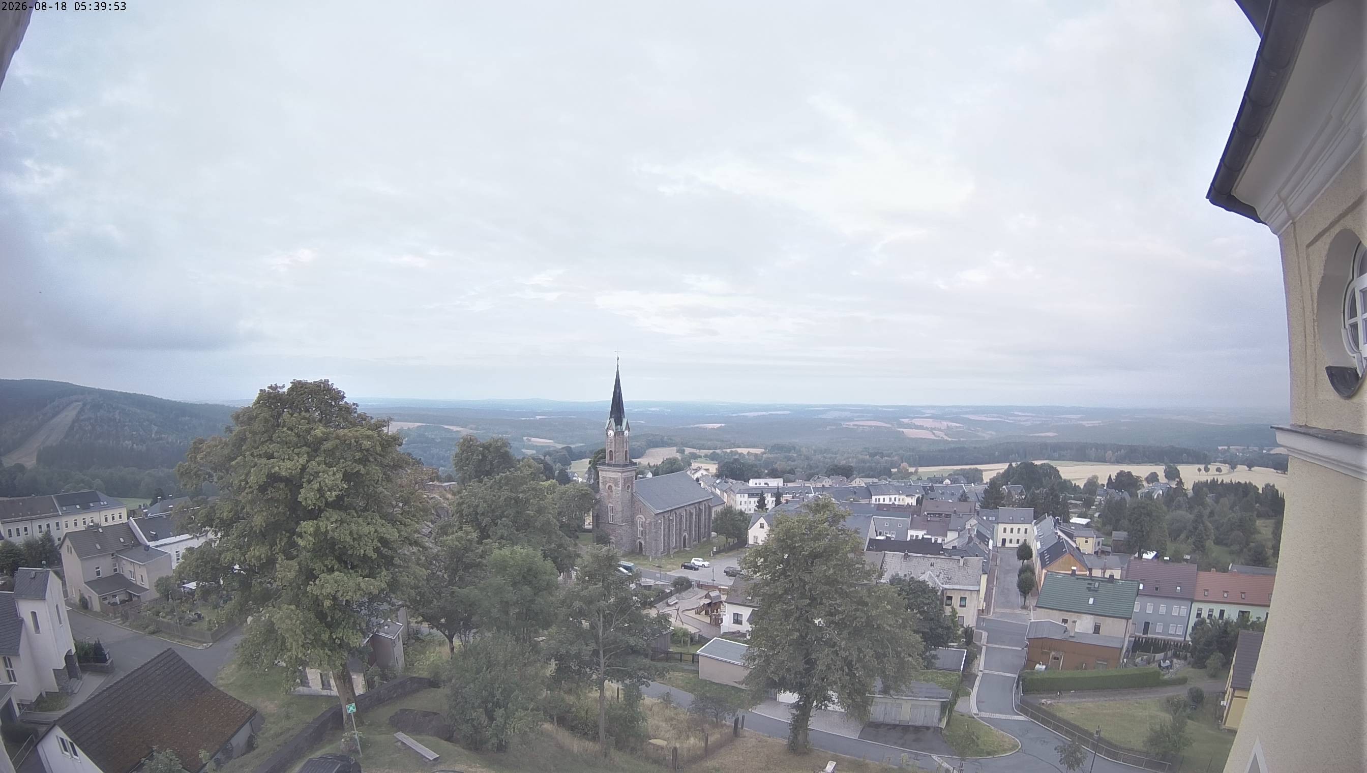 Archiv Foto Webcam Schöneck im Vogtland: Blick über den Ort