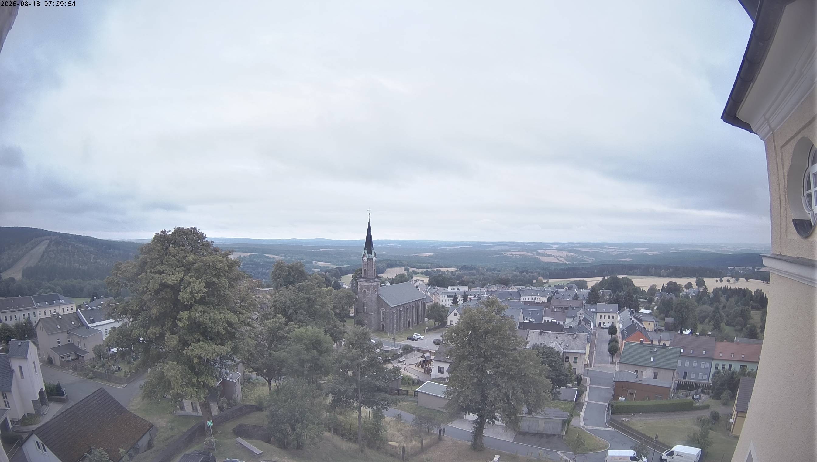 Archiv Foto Webcam Schöneck im Vogtland: Blick über den Ort