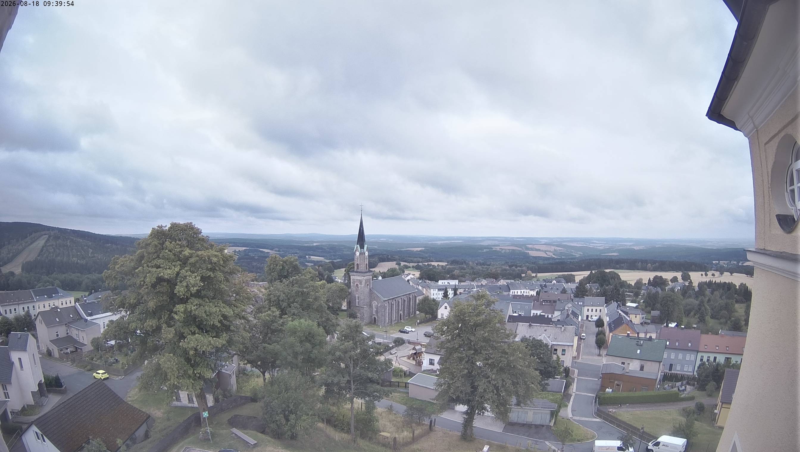 Archiv Foto Webcam Schöneck im Vogtland: Blick über den Ort