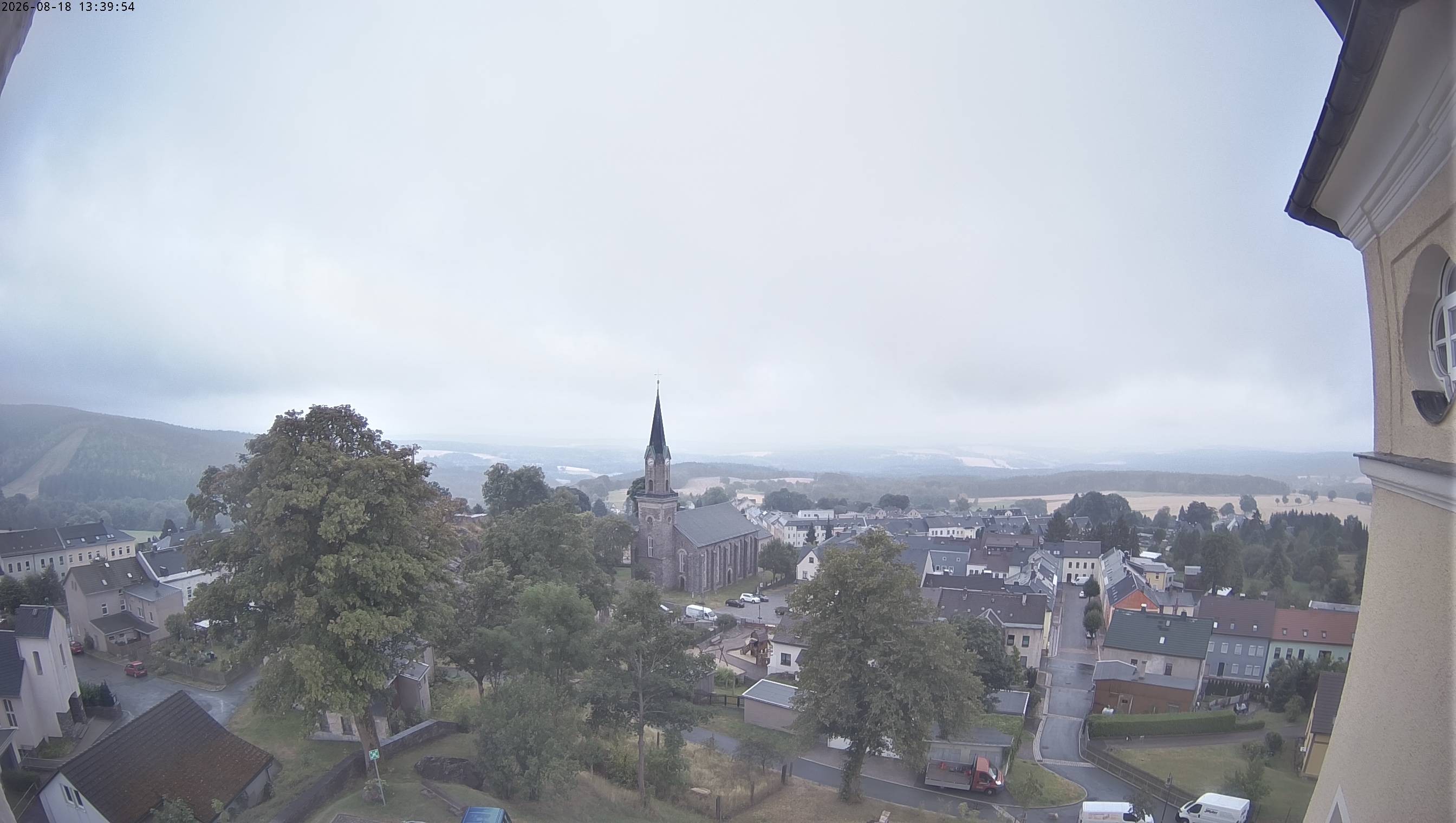 Archiv Foto Webcam Schöneck im Vogtland: Blick über den Ort