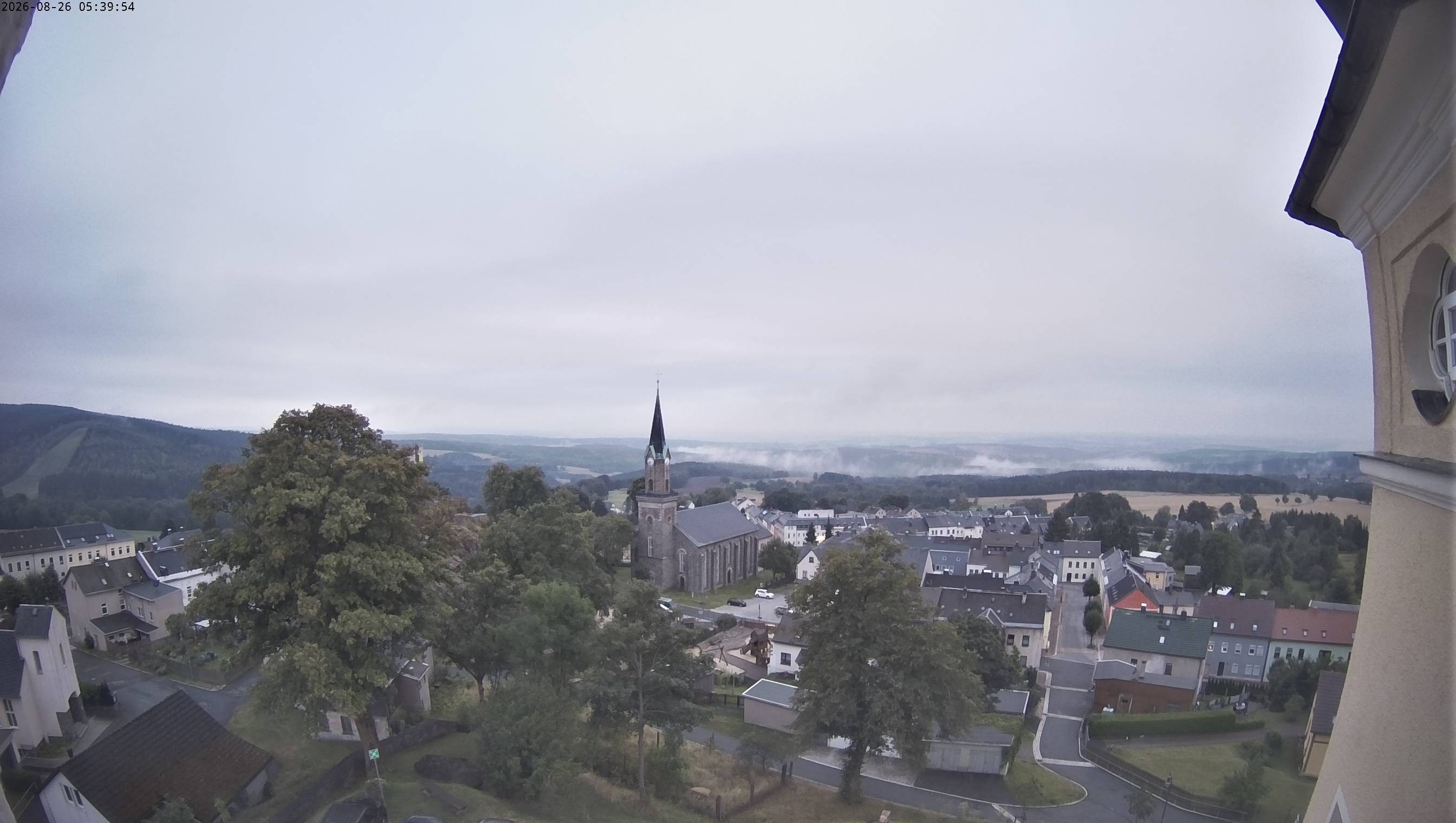 Archiv Foto Webcam Schöneck im Vogtland: Blick über den Ort