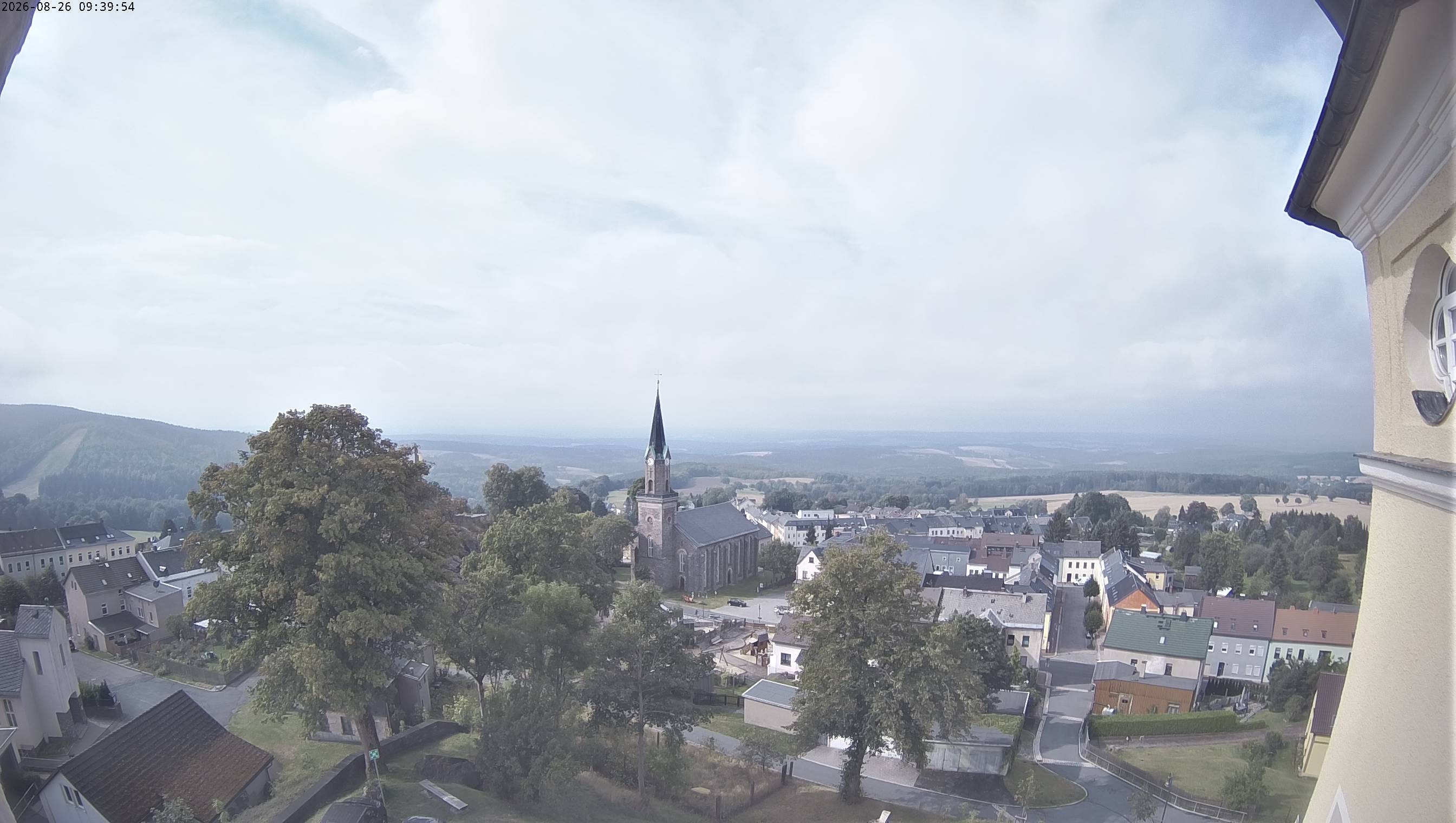 Archiv Foto Webcam Schöneck im Vogtland: Blick über den Ort