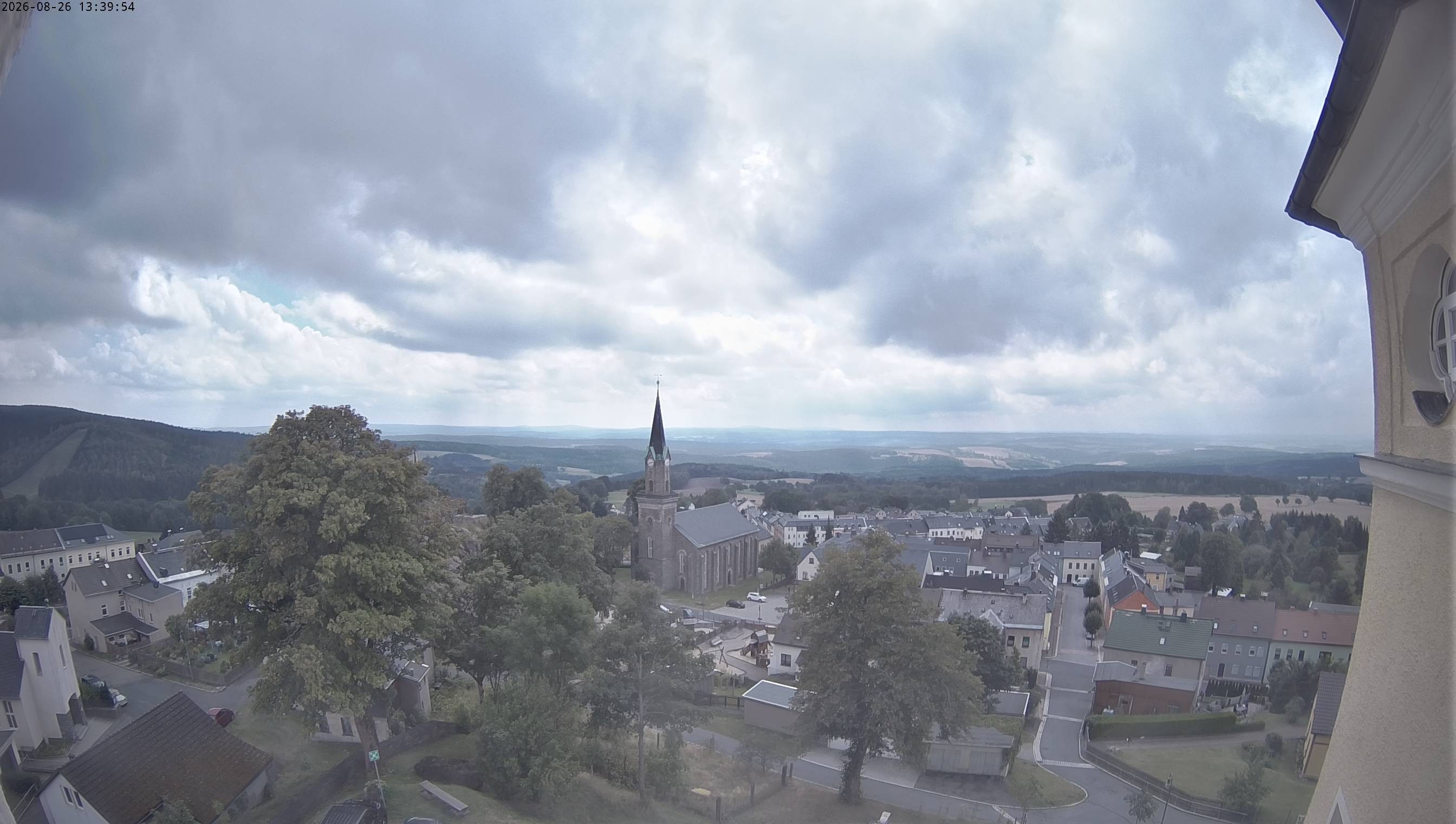 Archiv Foto Webcam Schöneck im Vogtland: Blick über den Ort