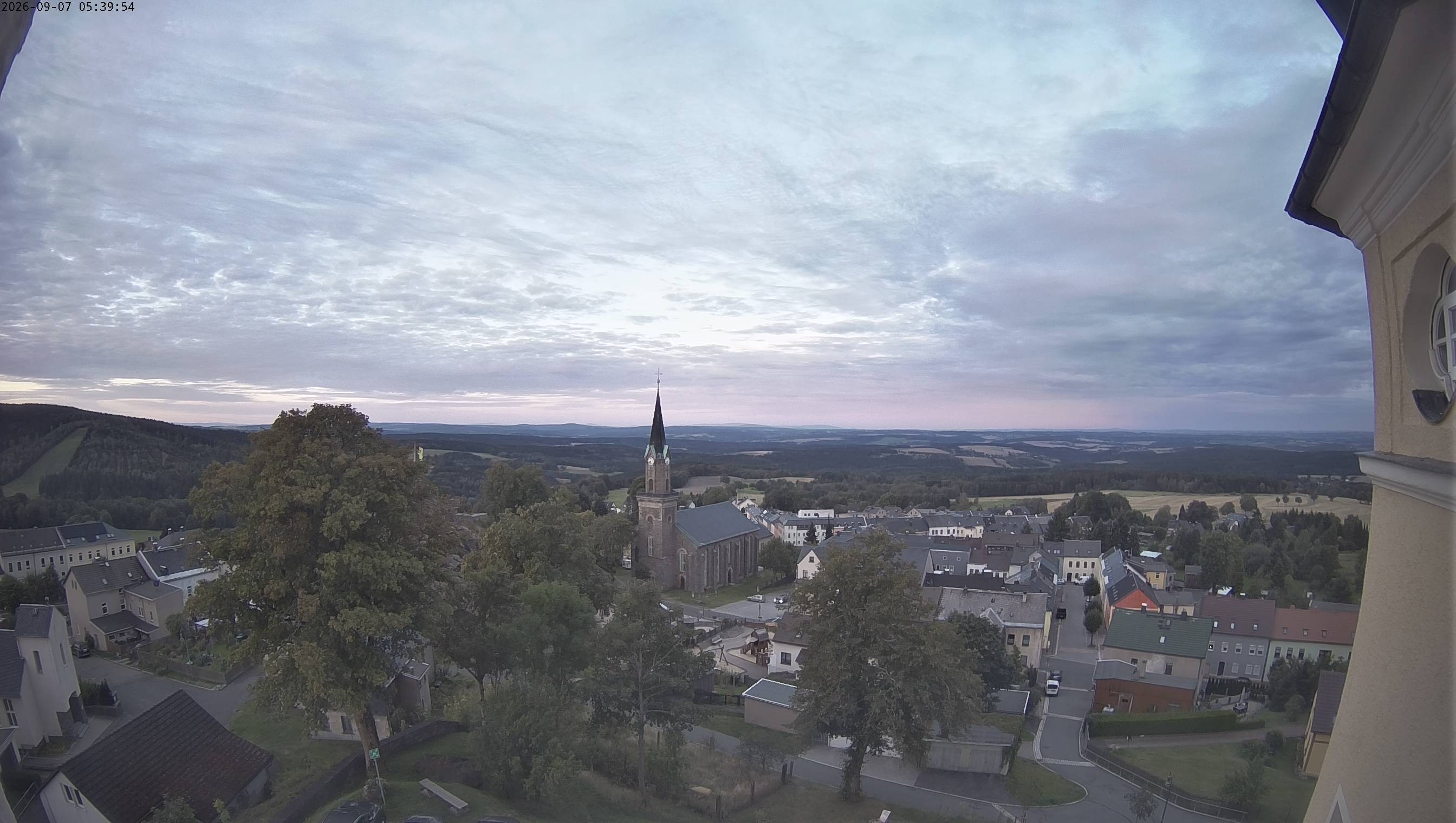 Archiv Foto Webcam Schöneck im Vogtland: Blick über den Ort