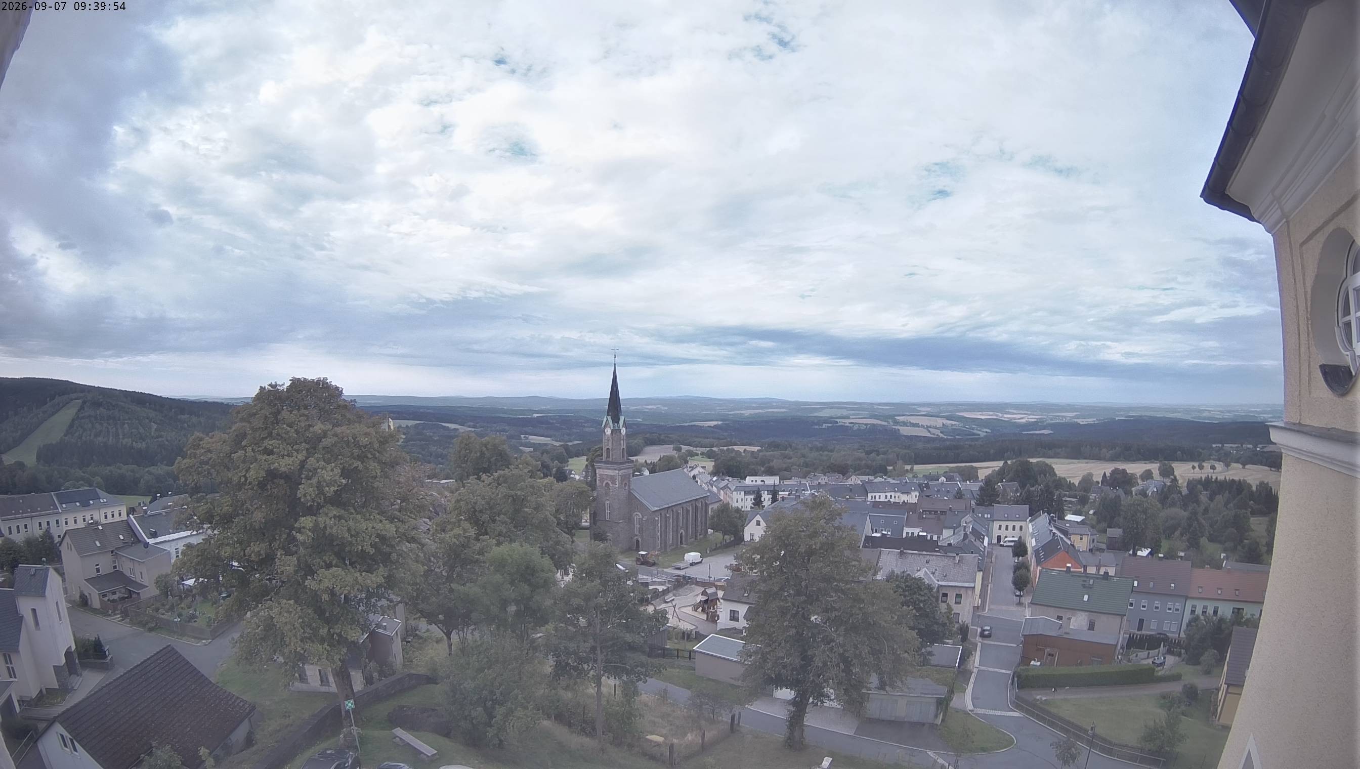 Archiv Foto Webcam Schöneck im Vogtland: Blick über den Ort