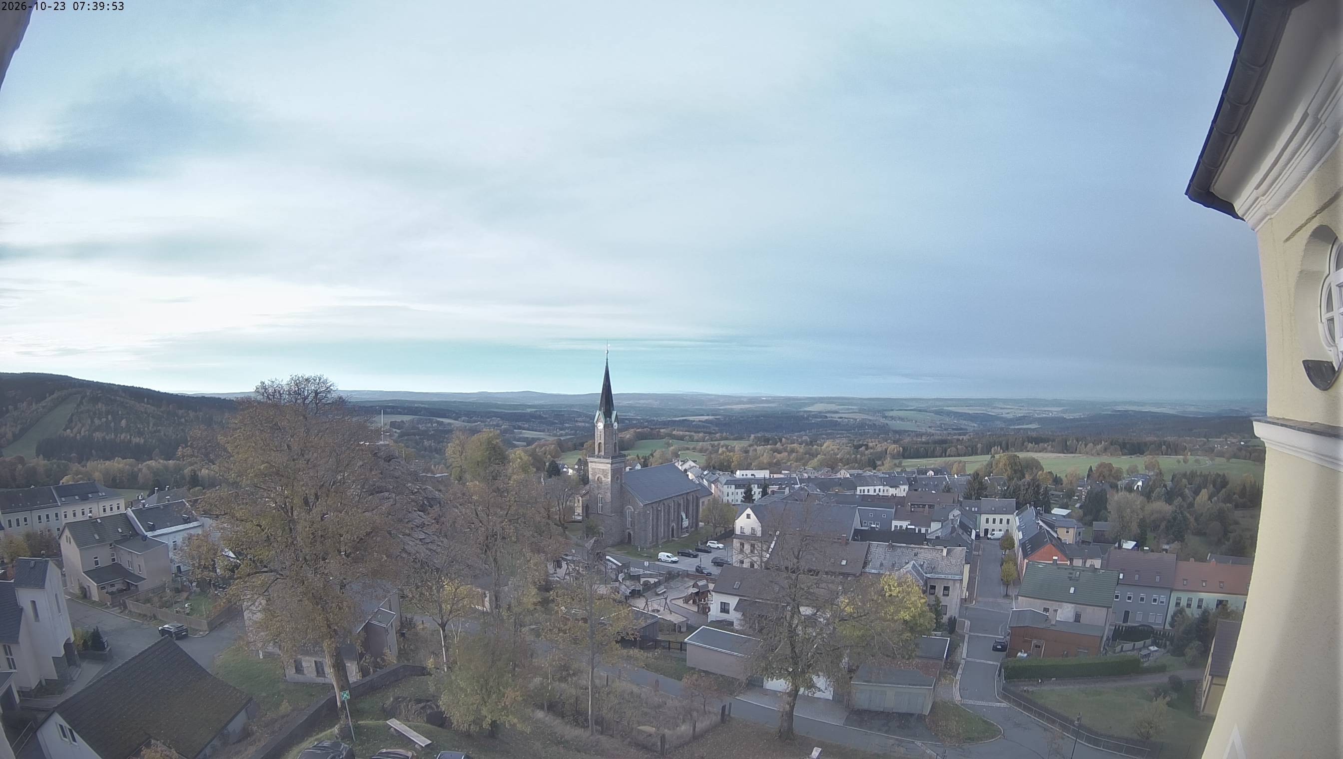 Archived image Webcam Schöneck - View Church