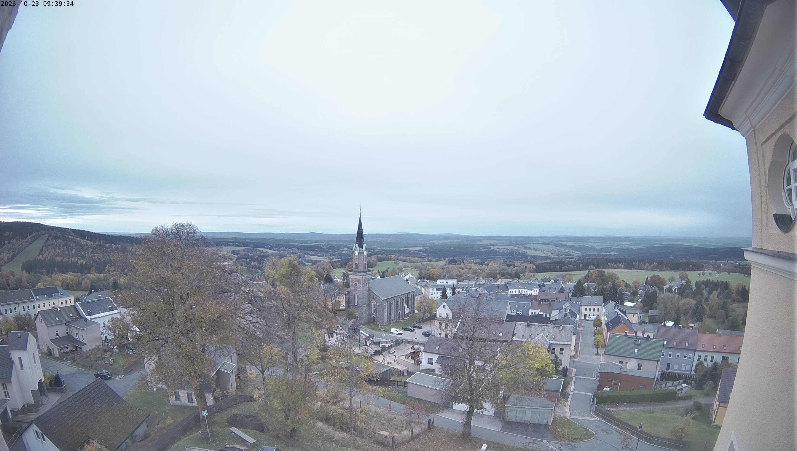 Archived image Webcam Schöneck - View Church
