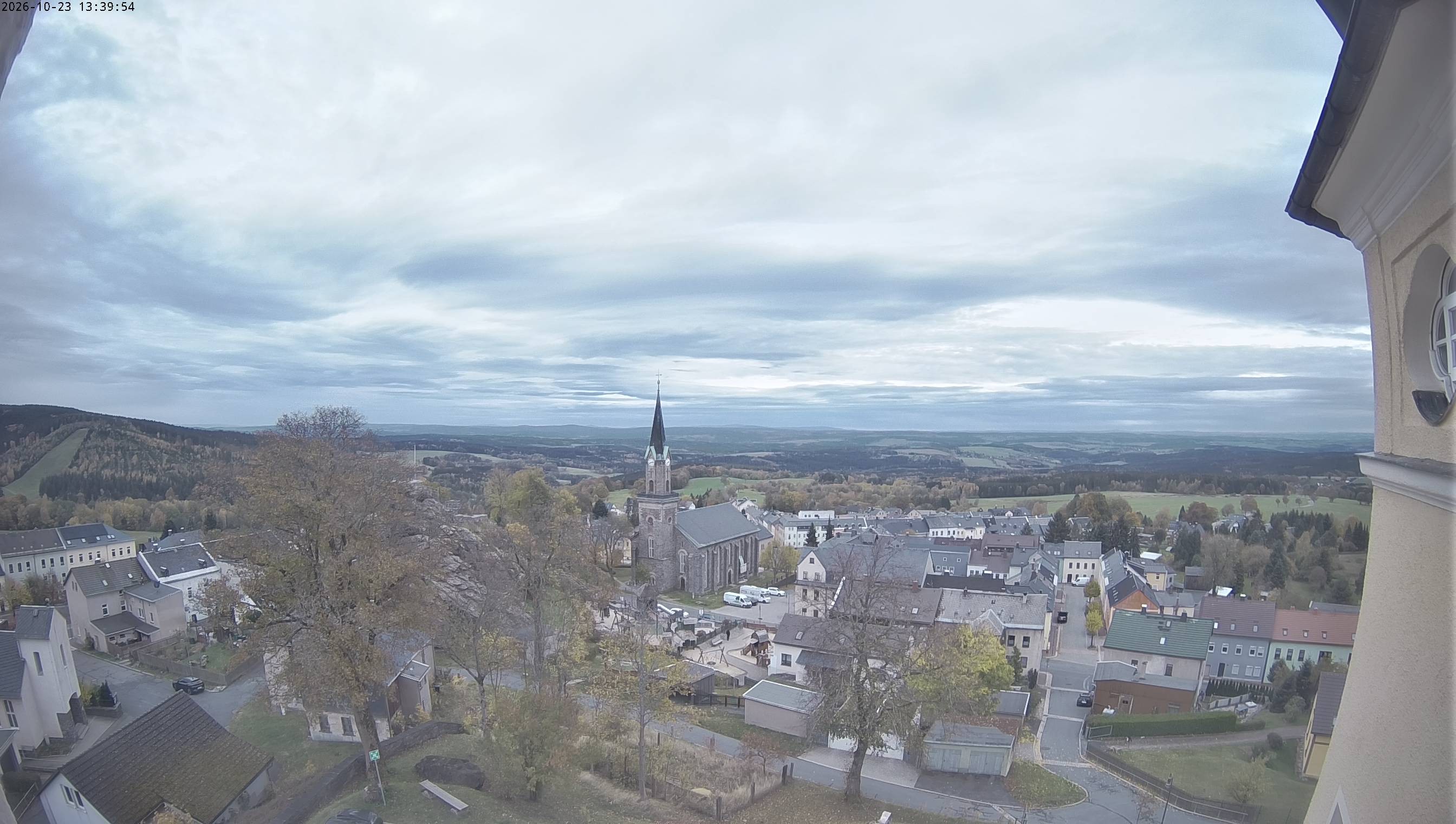 Archived image Webcam Schöneck - View Church