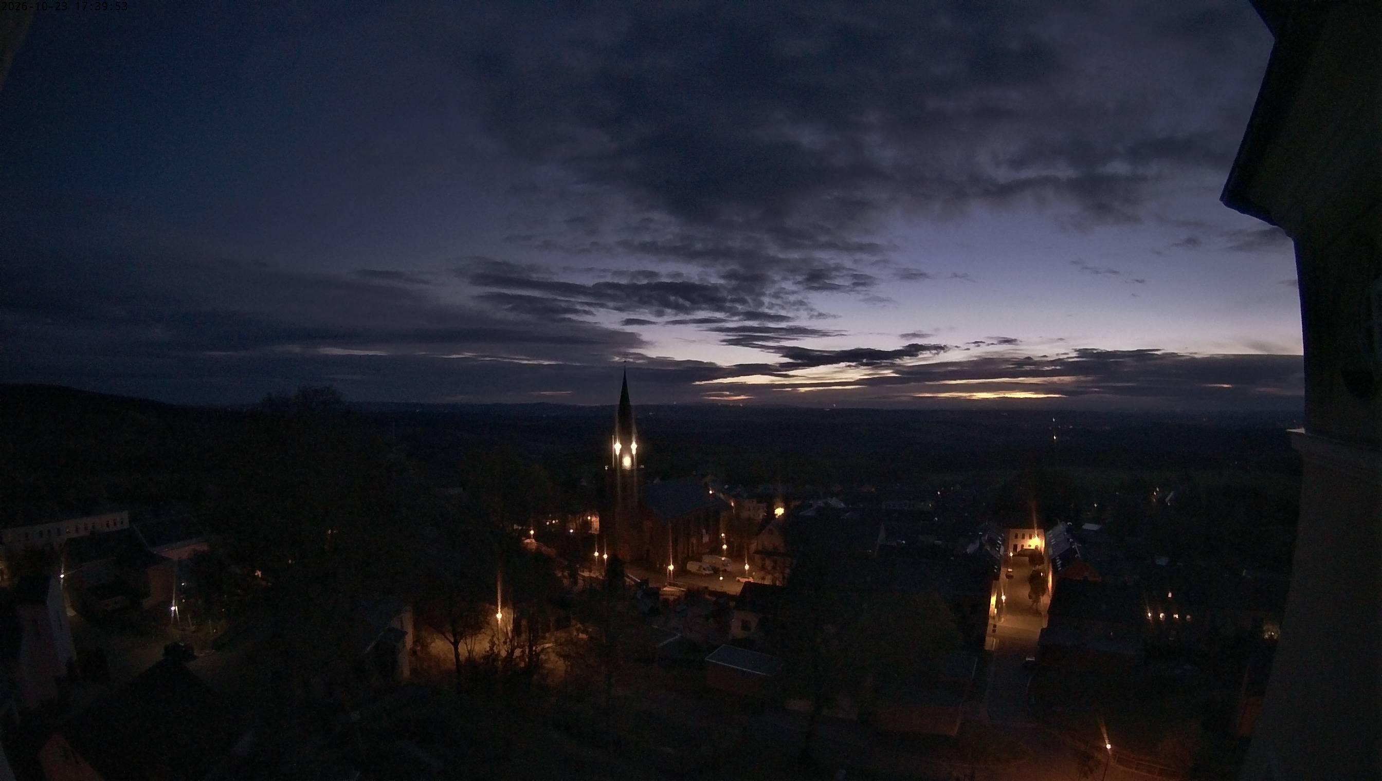 Archived image Webcam Schöneck - View Church