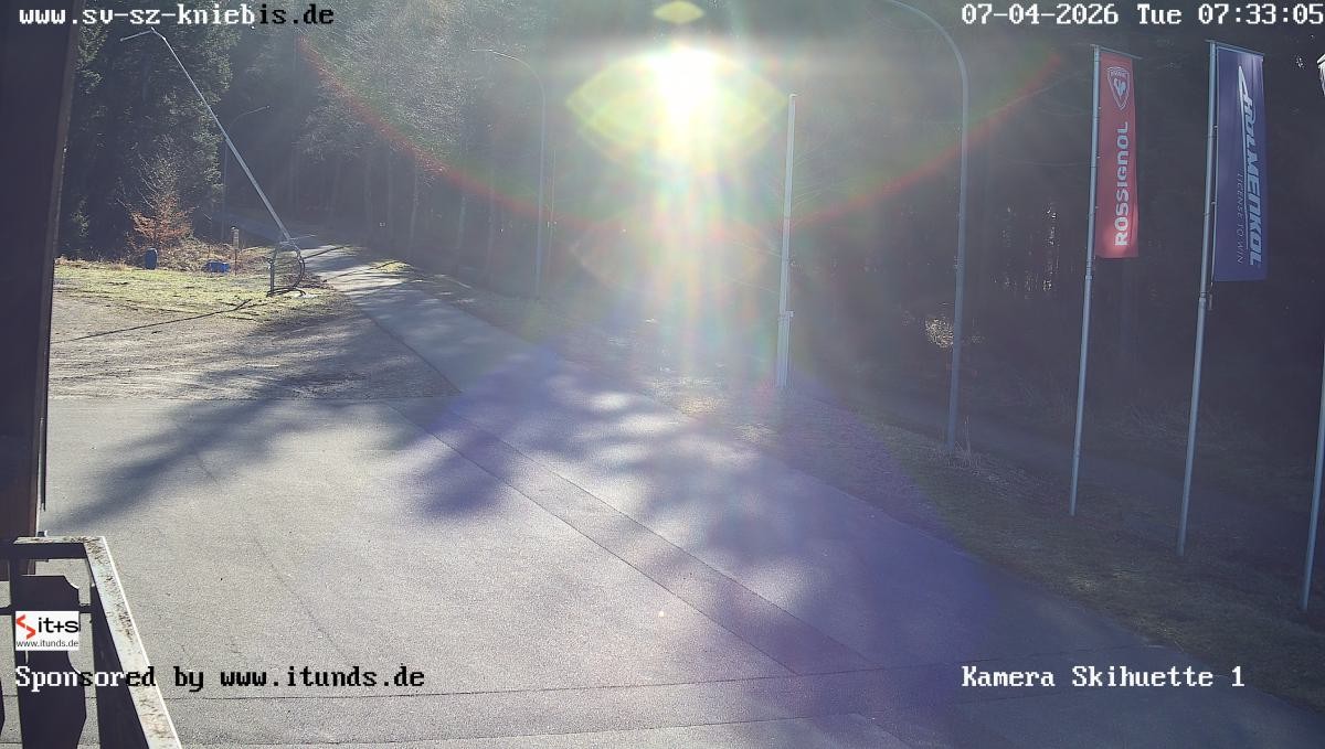 Archiv Foto Webcam Kniebis - Nachtloipe Startbereich Skistadion