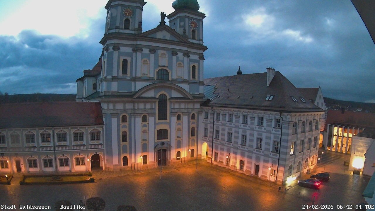 Archiv Foto Webcam Waldsassen: Basilika