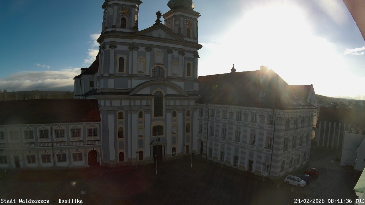 Archiv Foto Webcam Waldsassen: Basilika
