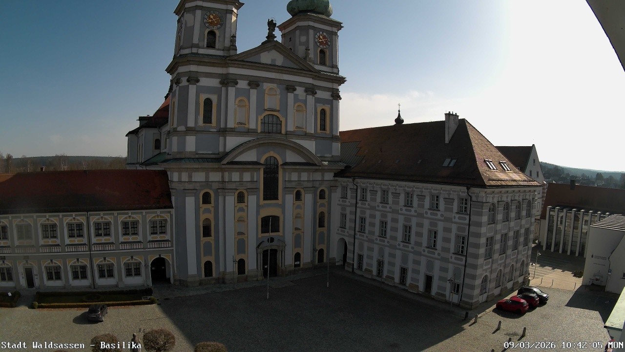 Archiv Foto Webcam Waldsassen: Basilika