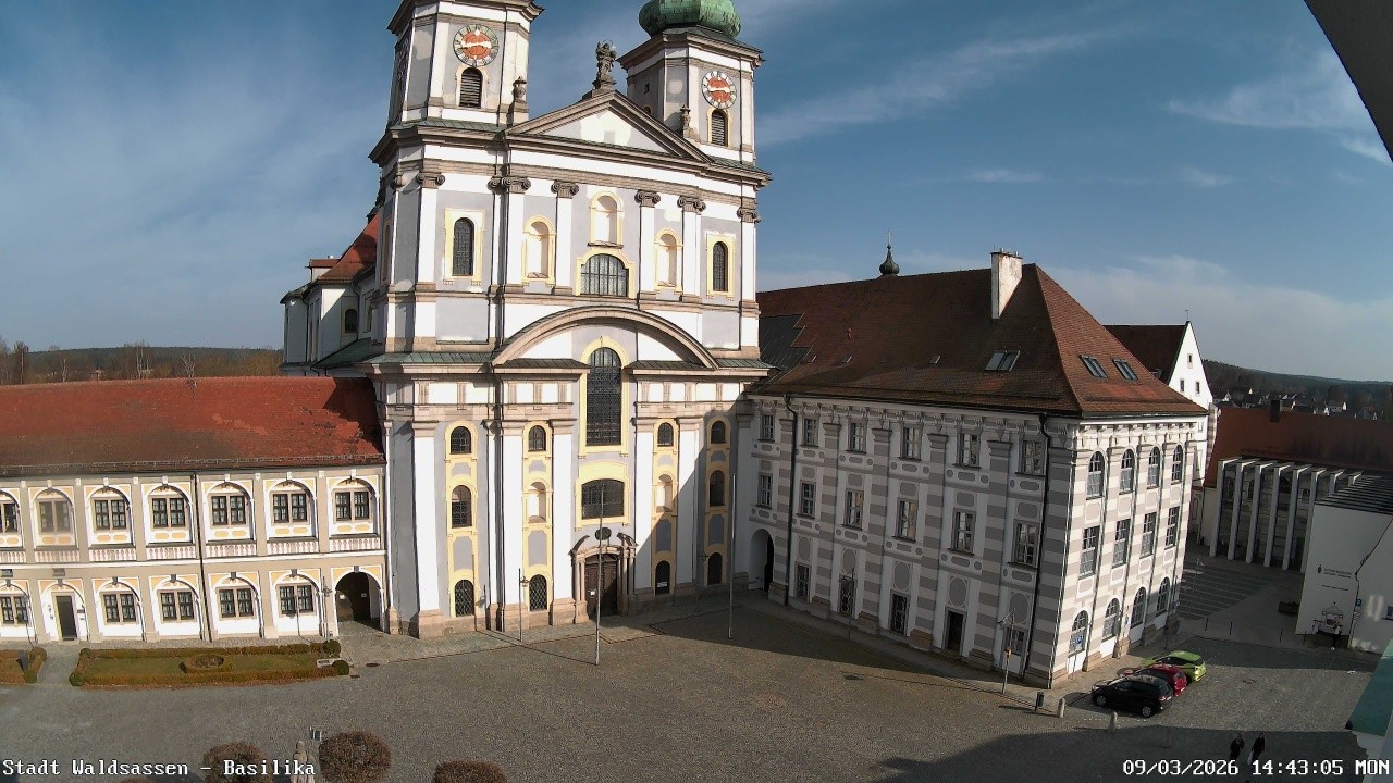 Archiv Foto Webcam Waldsassen: Basilika