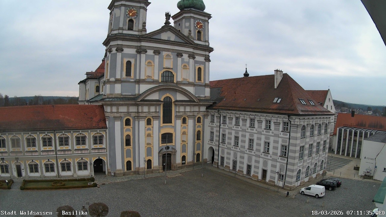 Archiv Foto Webcam Waldsassen: Basilika