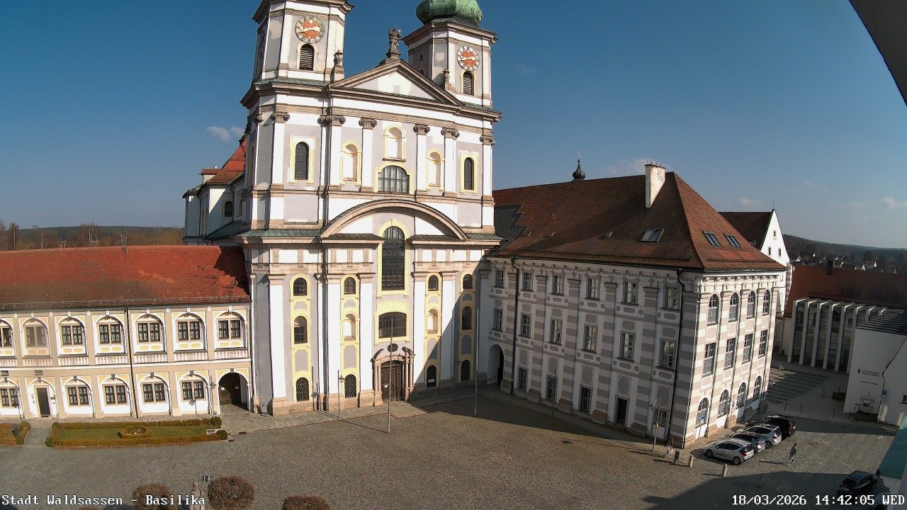 Archiv Foto Webcam Waldsassen: Basilika