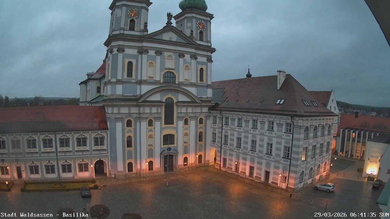 Archiv Foto Webcam Waldsassen: Basilika