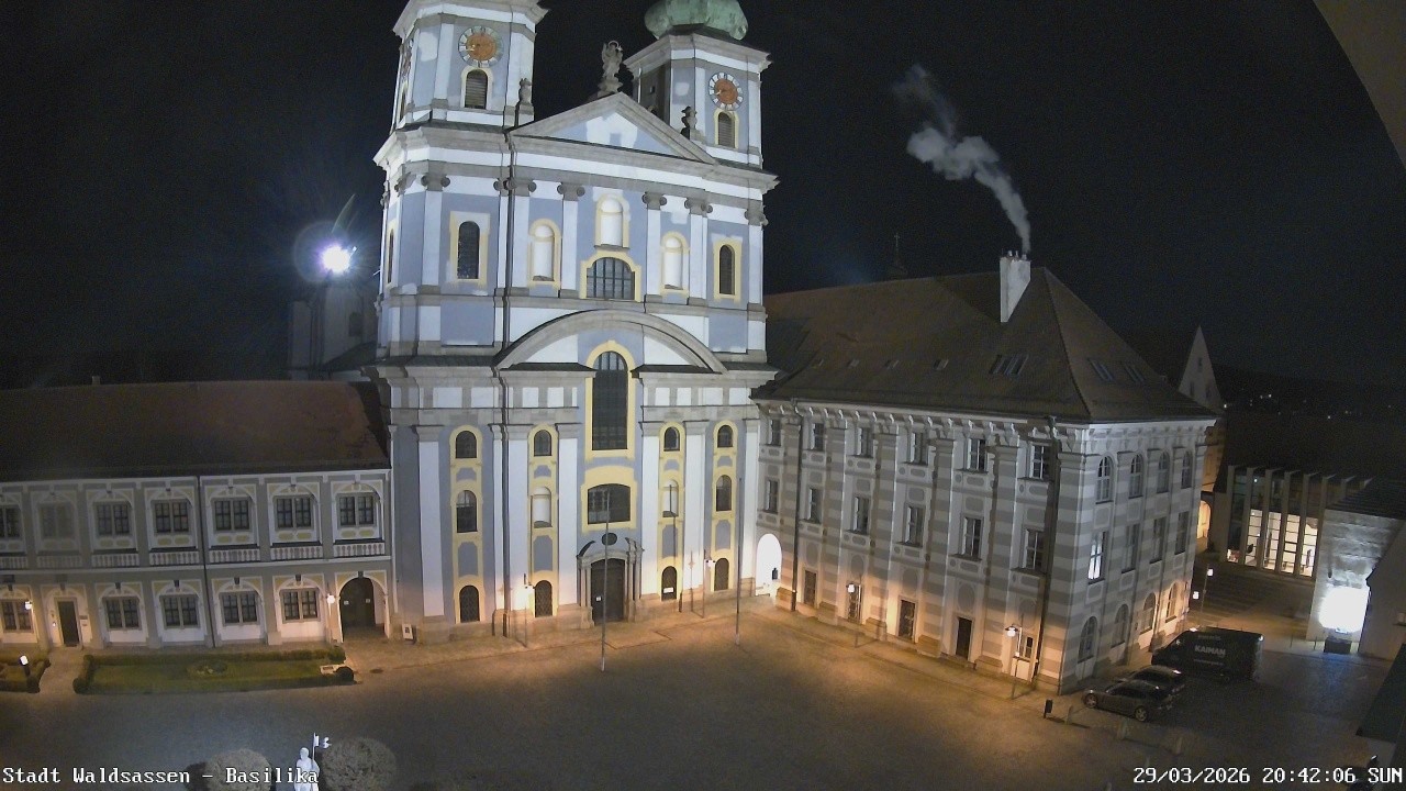 Archiv Foto Webcam Waldsassen: Basilika