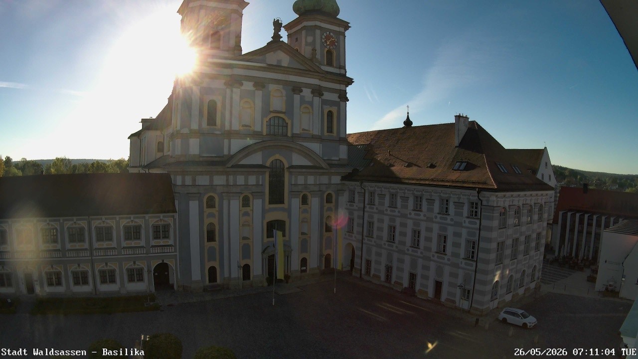 Archiv Foto Webcam Waldsassen: Basilika