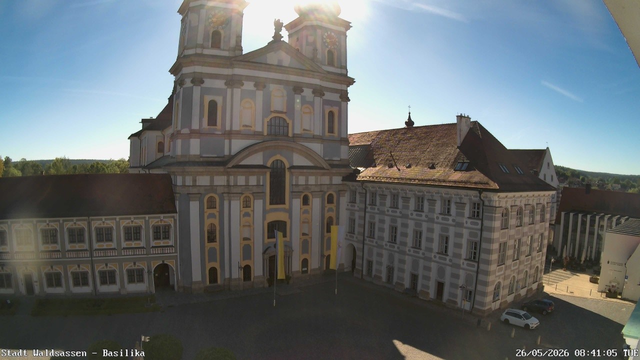 Archiv Foto Webcam Waldsassen: Basilika