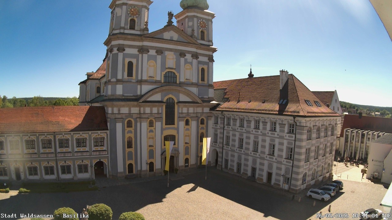 Archiv Foto Webcam Waldsassen: Basilika