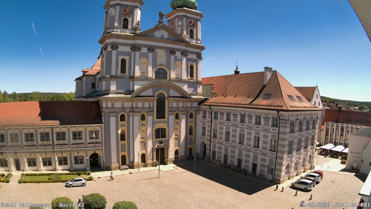 Archiv Foto Webcam Waldsassen: Basilika