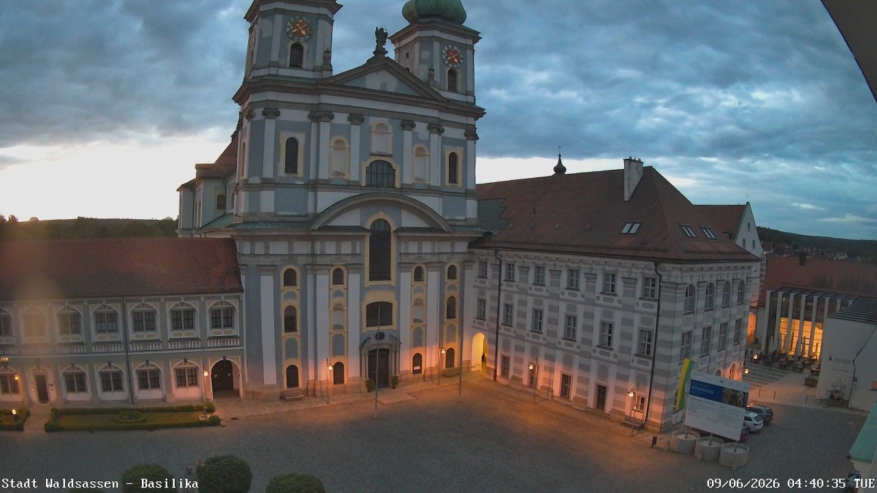Archiv Foto Webcam Waldsassen: Basilika