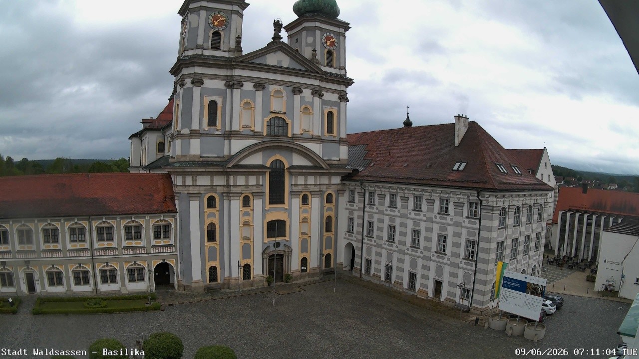 Archiv Foto Webcam Waldsassen: Basilika