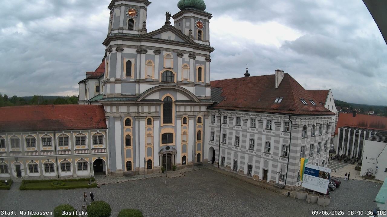 Archiv Foto Webcam Waldsassen: Basilika