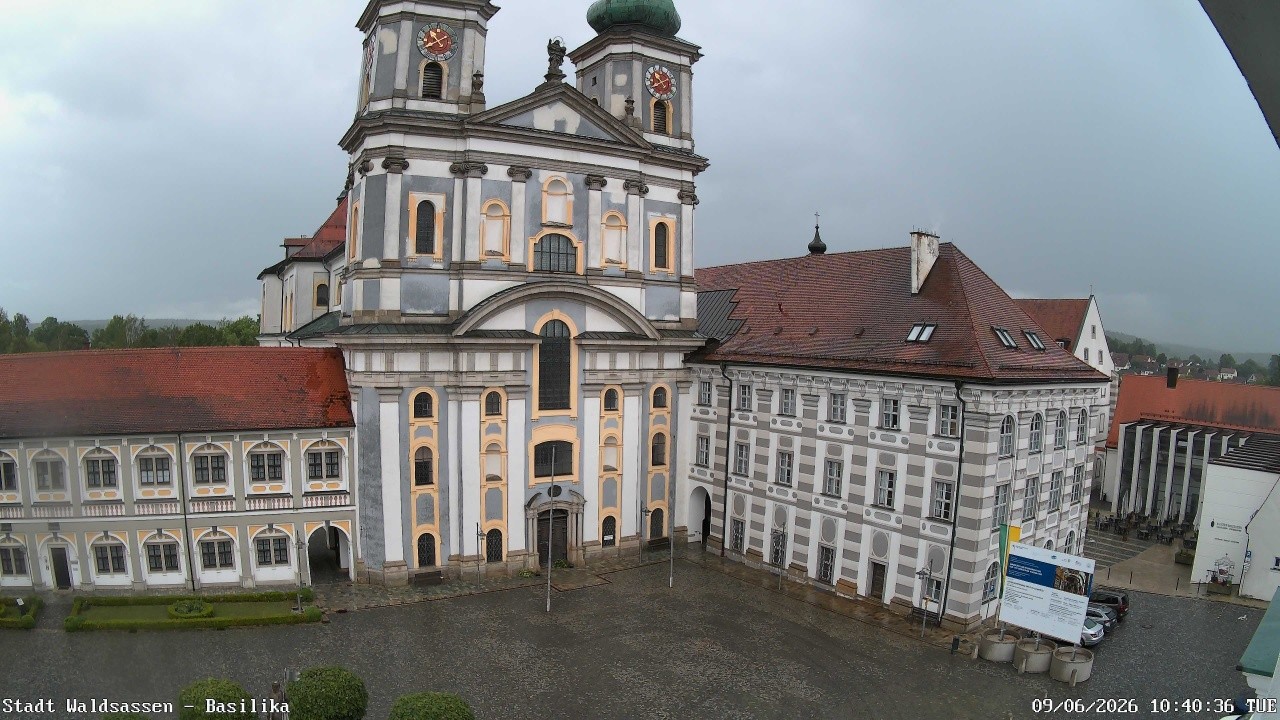 Archiv Foto Webcam Waldsassen: Basilika