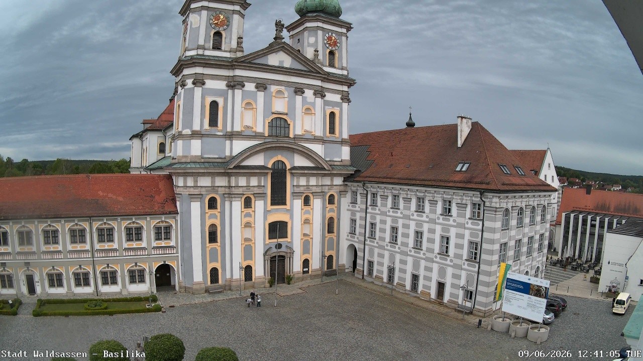 Archiv Foto Webcam Waldsassen: Basilika