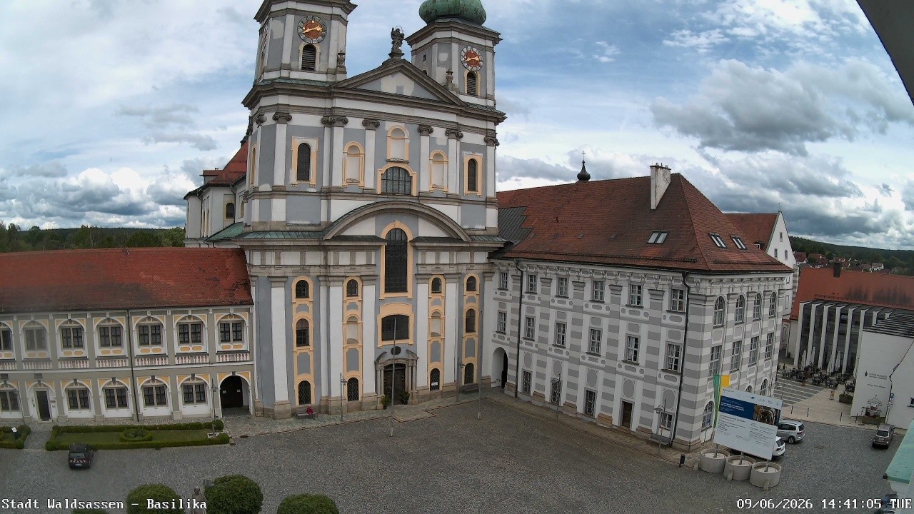 Archiv Foto Webcam Waldsassen: Basilika