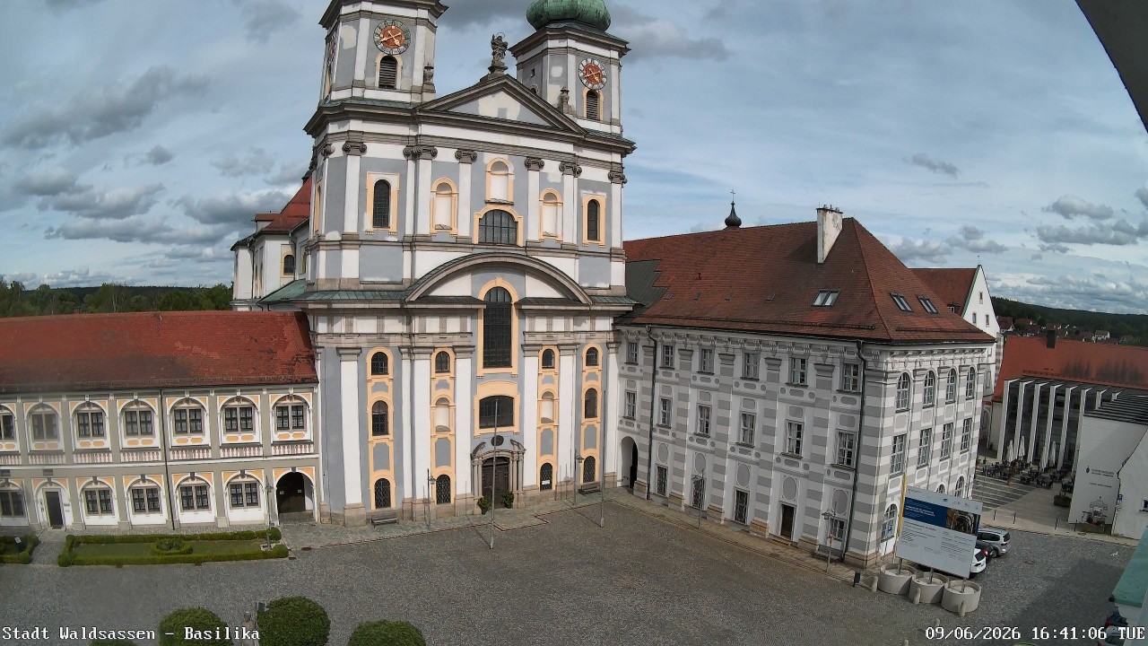 Archiv Foto Webcam Waldsassen: Basilika
