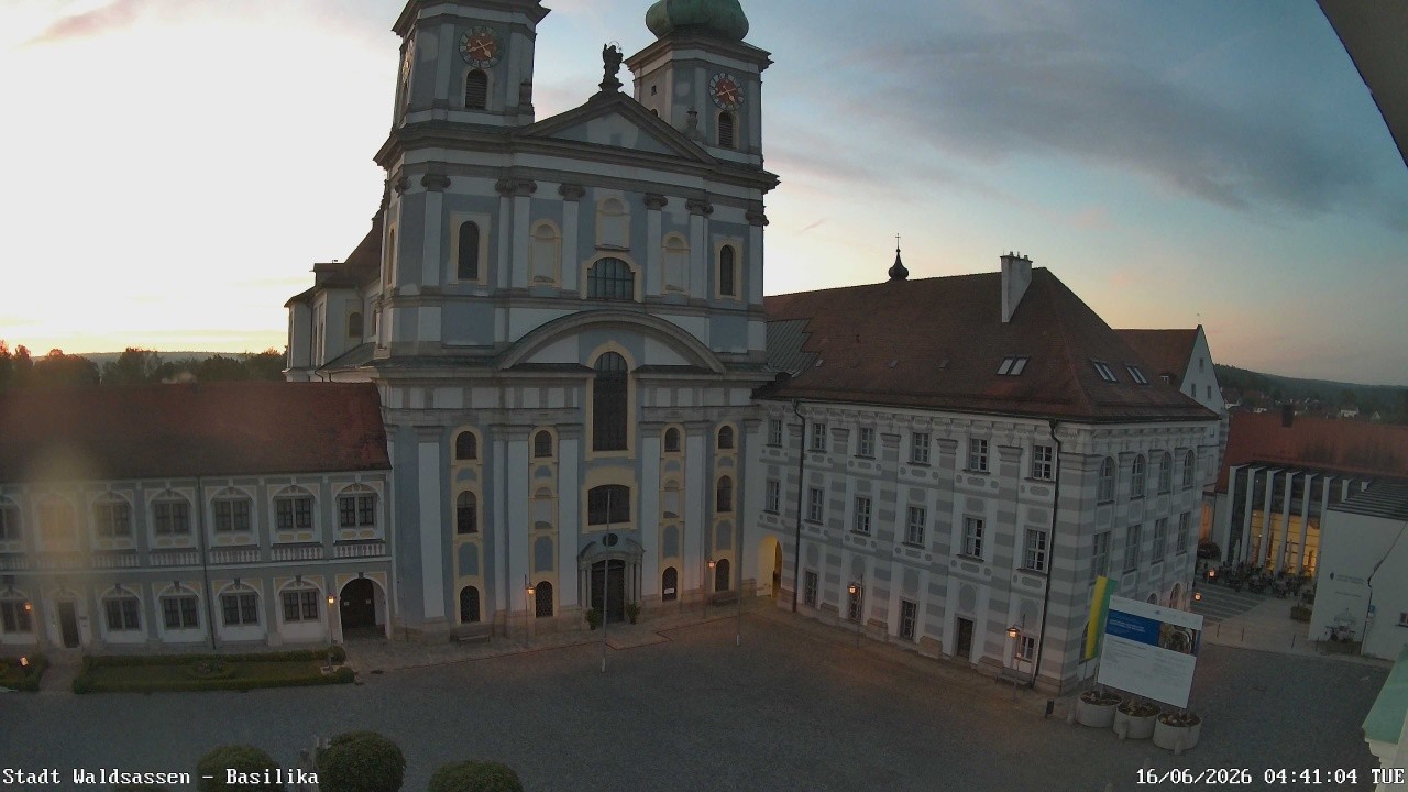 Archiv Foto Webcam Waldsassen: Basilika