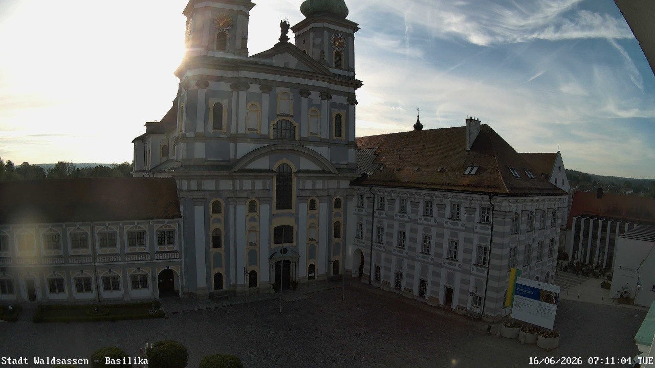 Archiv Foto Webcam Waldsassen: Basilika