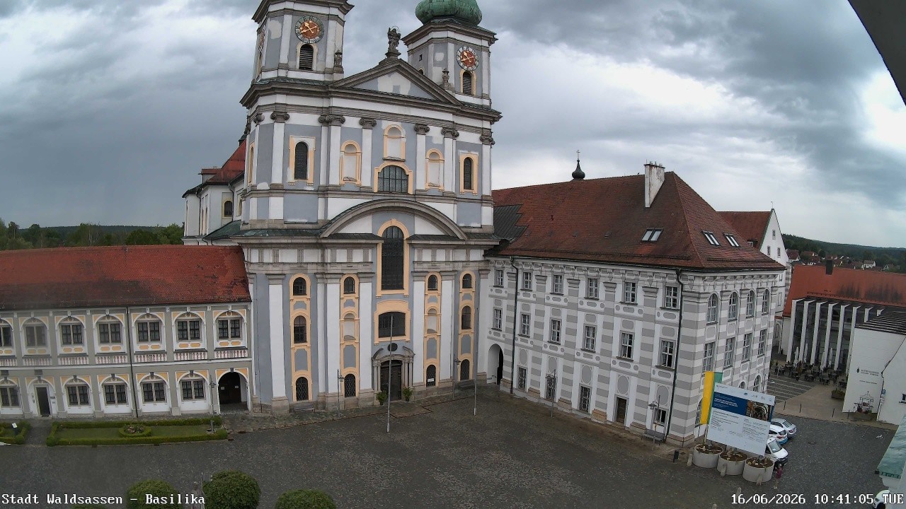 Archiv Foto Webcam Waldsassen: Basilika
