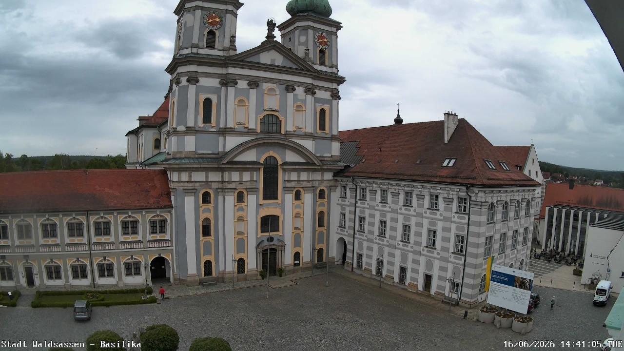 Archiv Foto Webcam Waldsassen: Basilika
